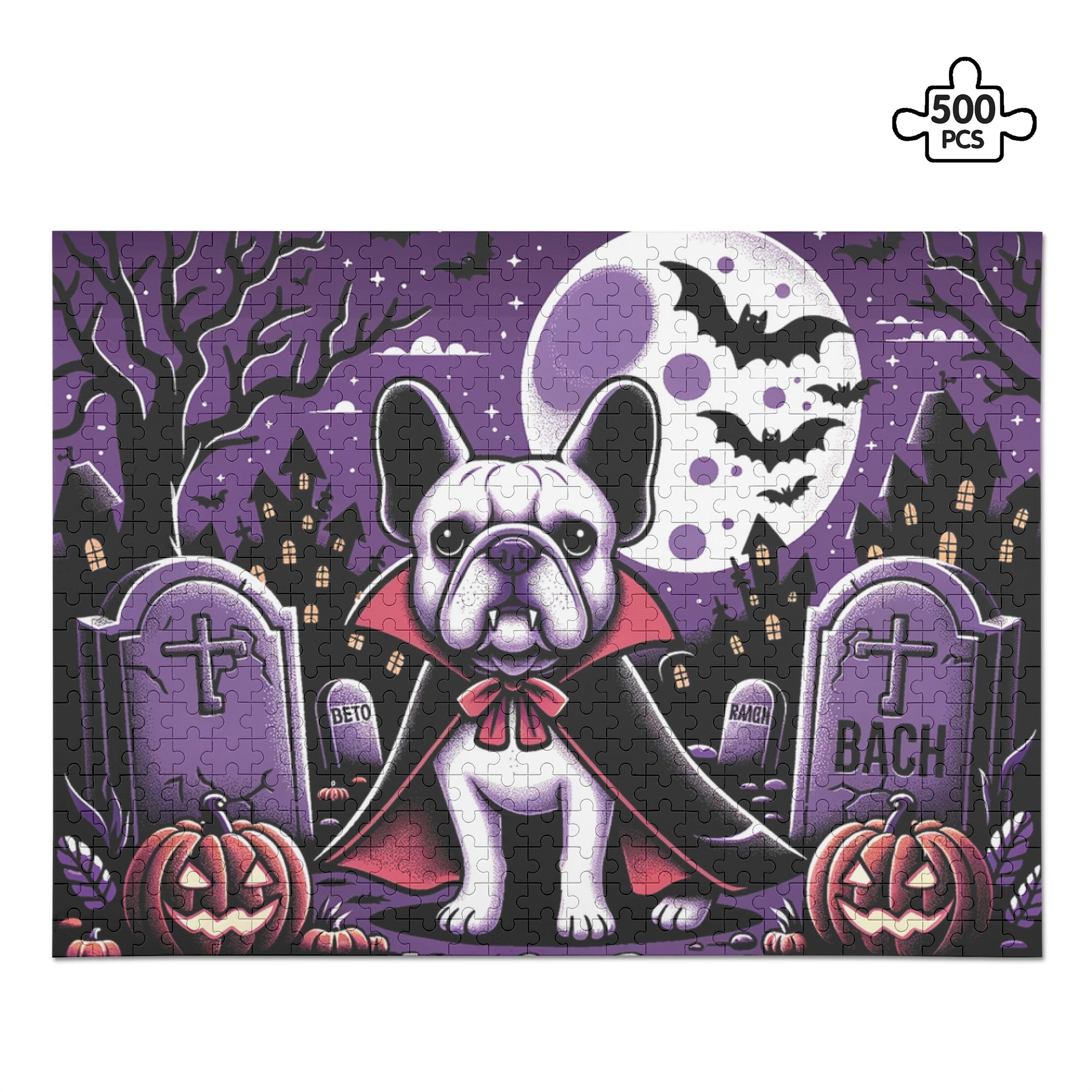 King - 500-piece Wooden Puzzle for Dog Lovers and Owners-fadou
