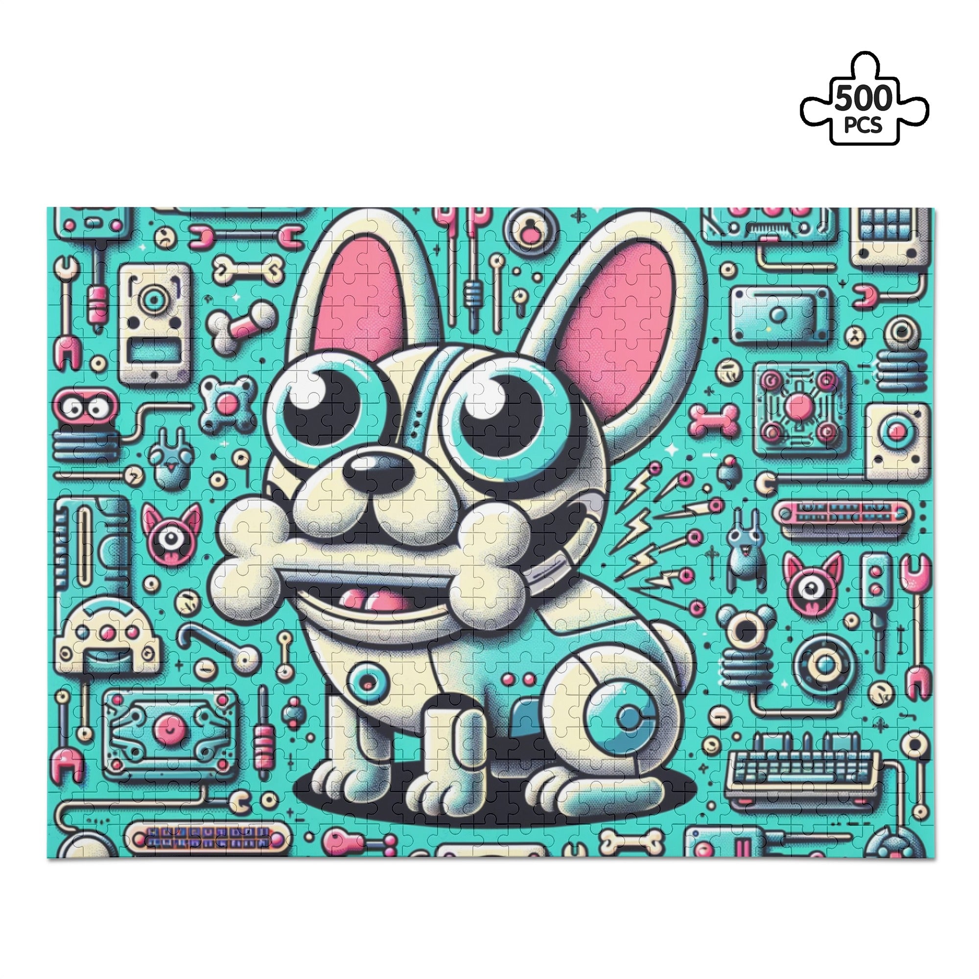 Hank - 500-piece Wooden Puzzle for Dog Lovers and Owners-fadou
