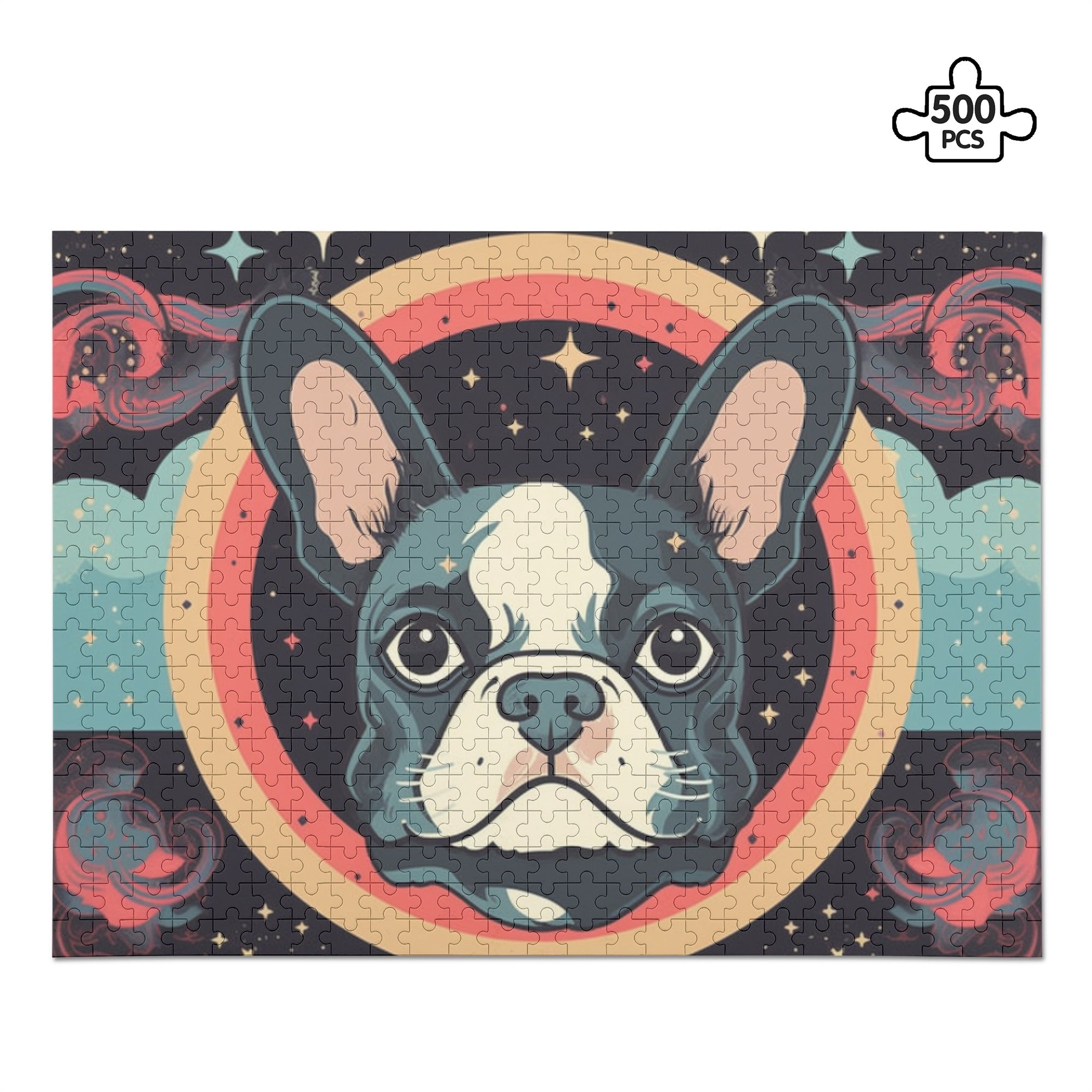 Jax - 500-piece Wooden Puzzle for Dog Lovers and Owners-fadou