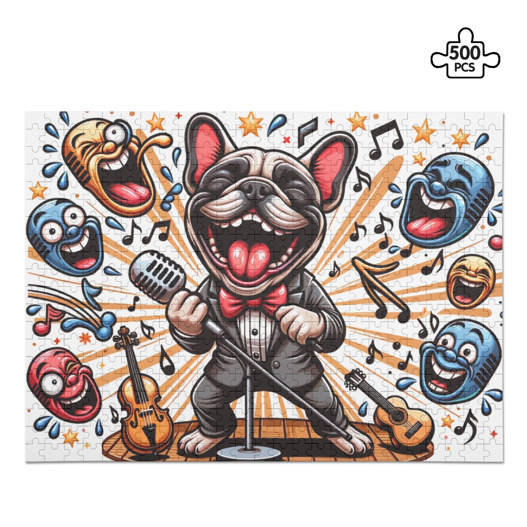 Buddy - 500-piece Wooden Puzzle for Dog Lovers and Owners-fadou