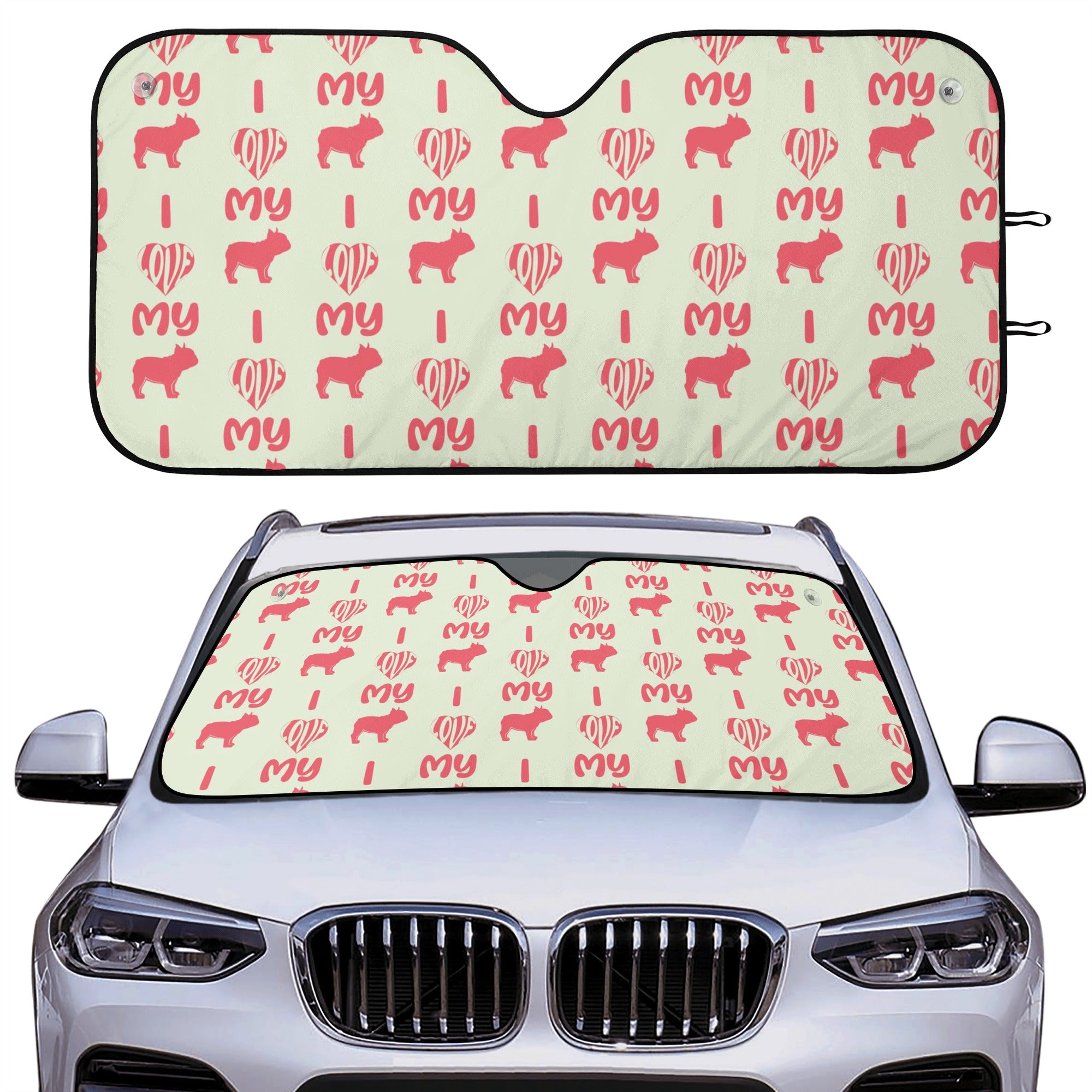 Bebe - Car Auto Sun Shade for French Bulldog Owners and Fans-fadou