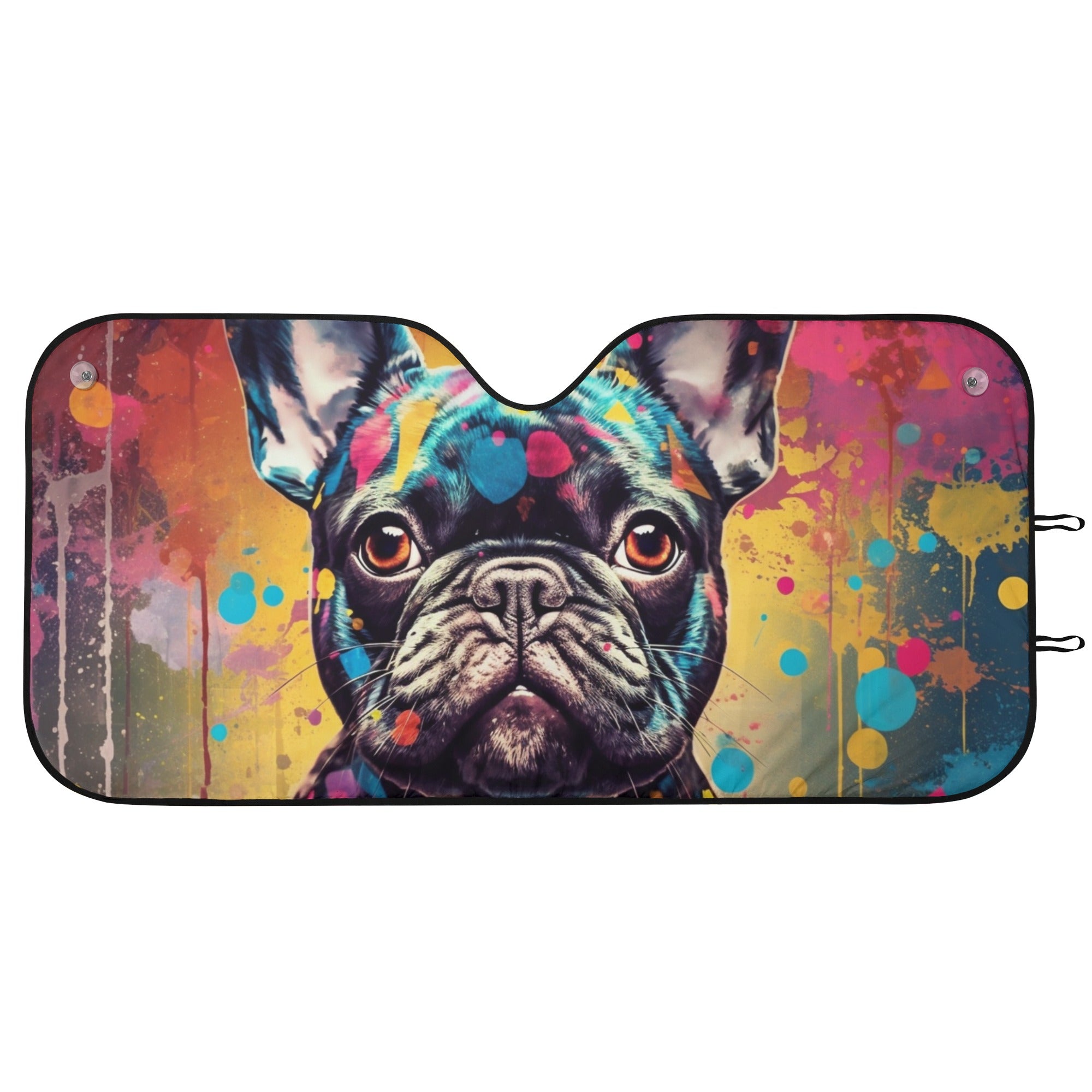 Spud - Car Auto Sun Shade for French Bulldog Owners and Fans-fadou