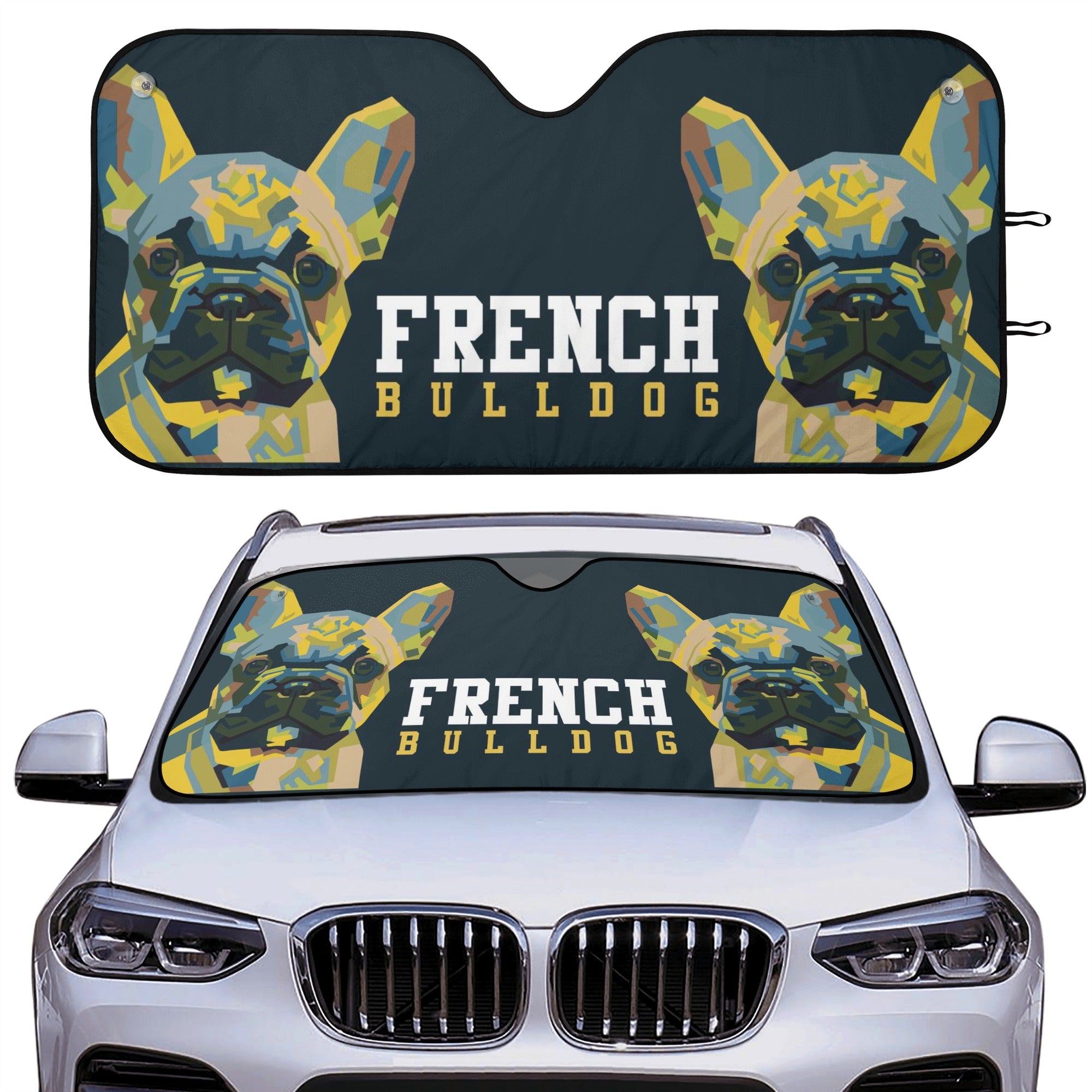 Loaf- Car Auto Sun Shade for French Bulldog Owners and Fans-fadou