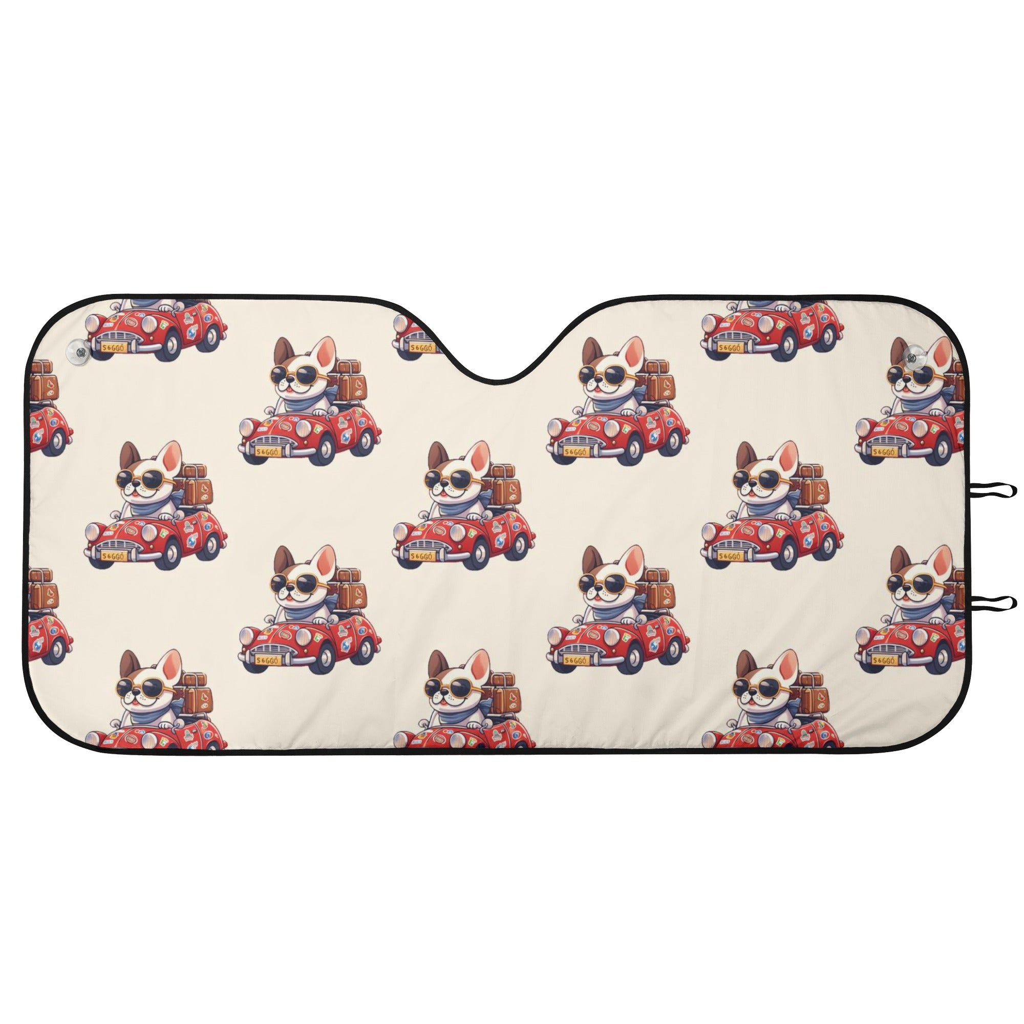 Rain - Car Auto Sun Shade for French Bulldog Owners and Fans-fadou