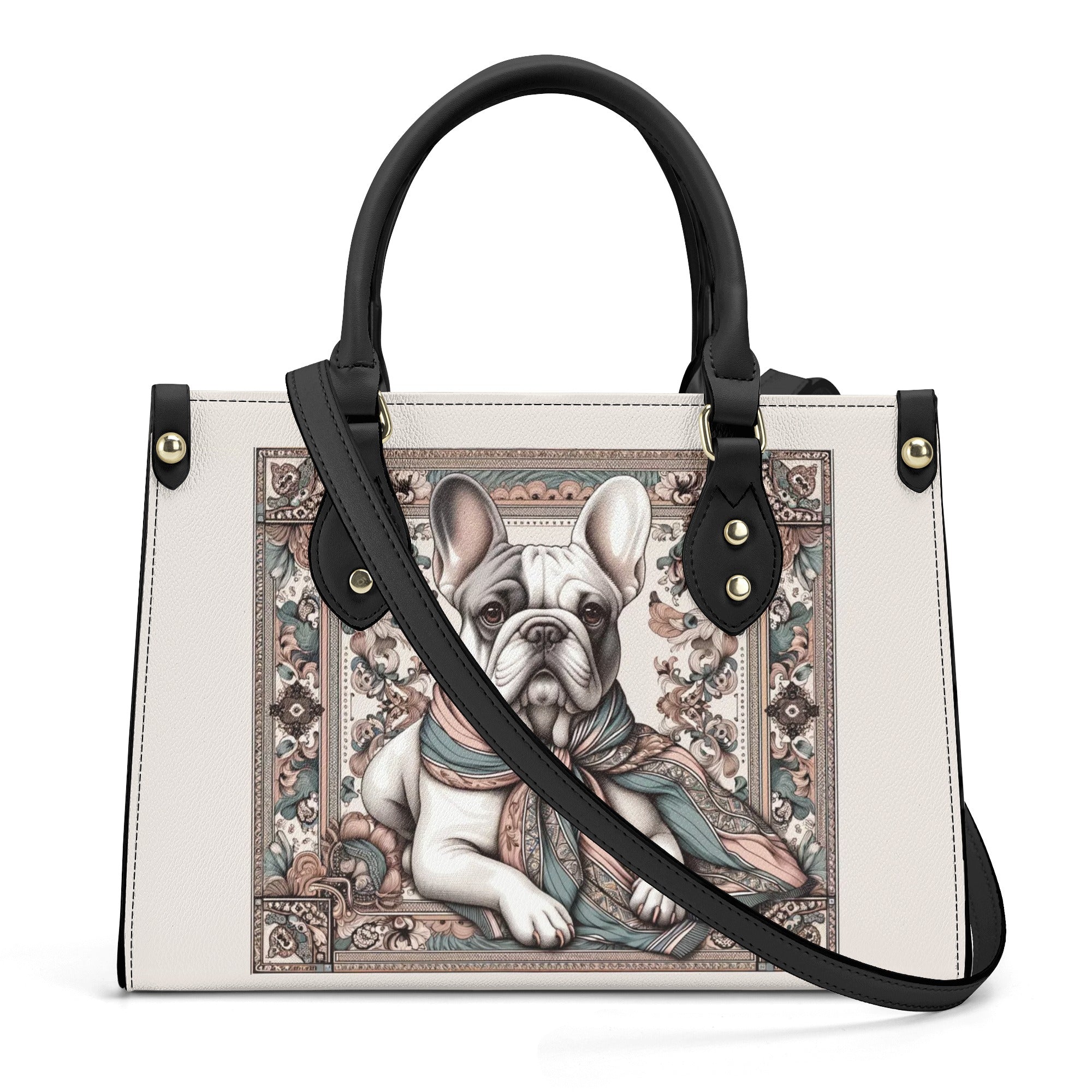 Frenchie Luxury Shoulder Handbag for Frenchie Enthusiasts-fadou