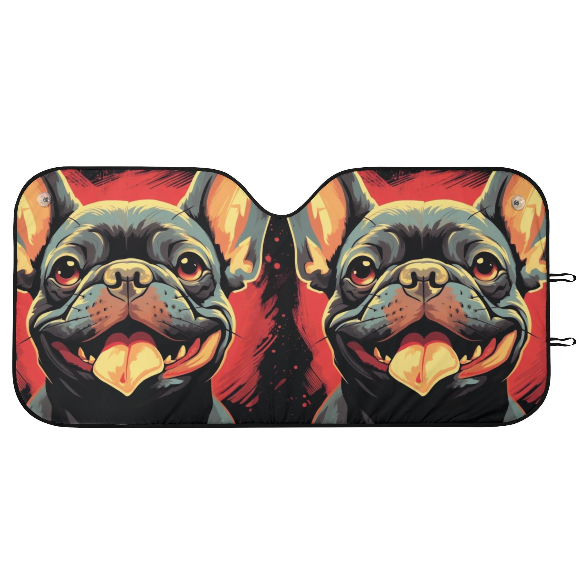 Curd - Car Auto Sun Shade for French Bulldog Owners and Fans-fadou