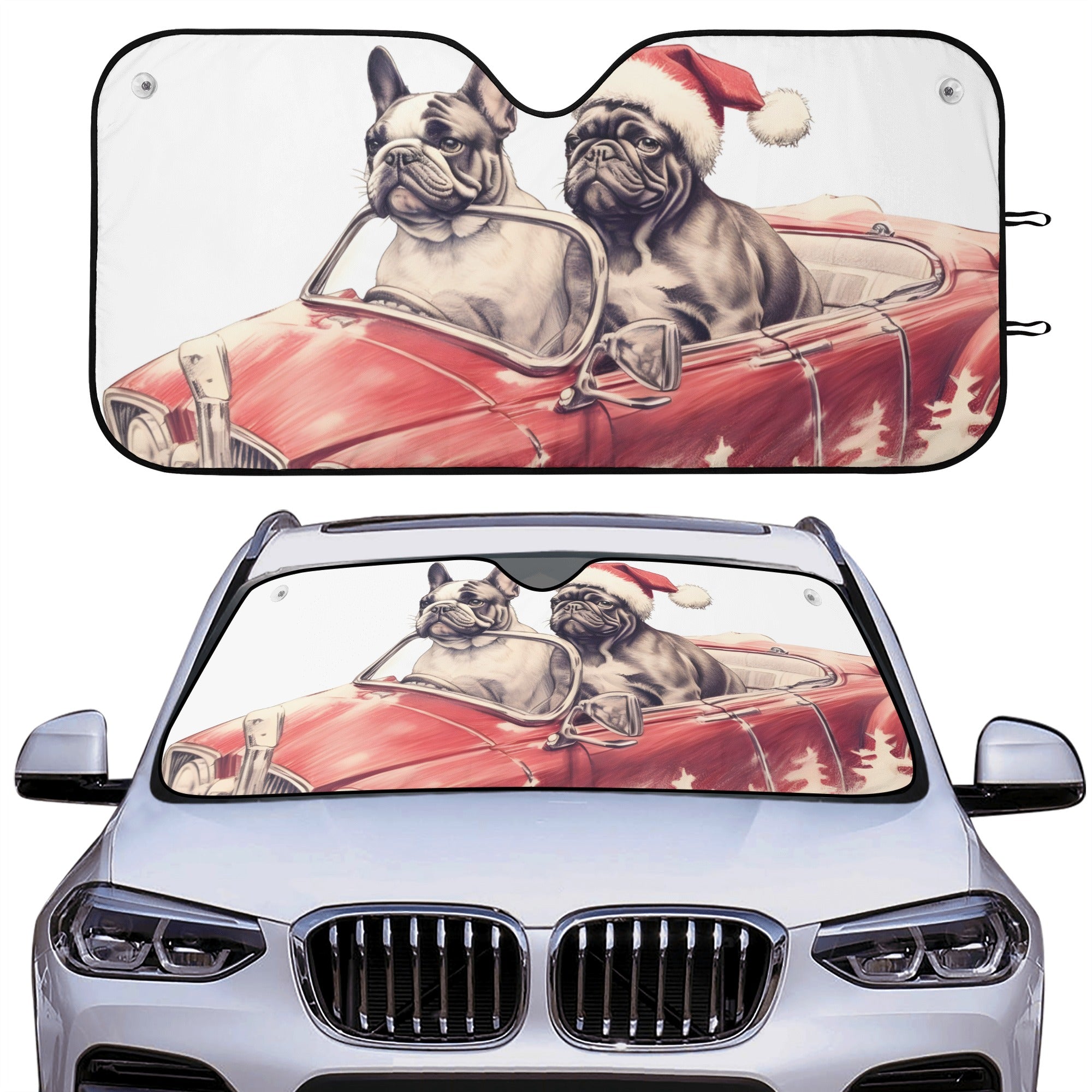 Rocco- Car Auto Sun Shade for French Bulldog Owners and Fans-fadou