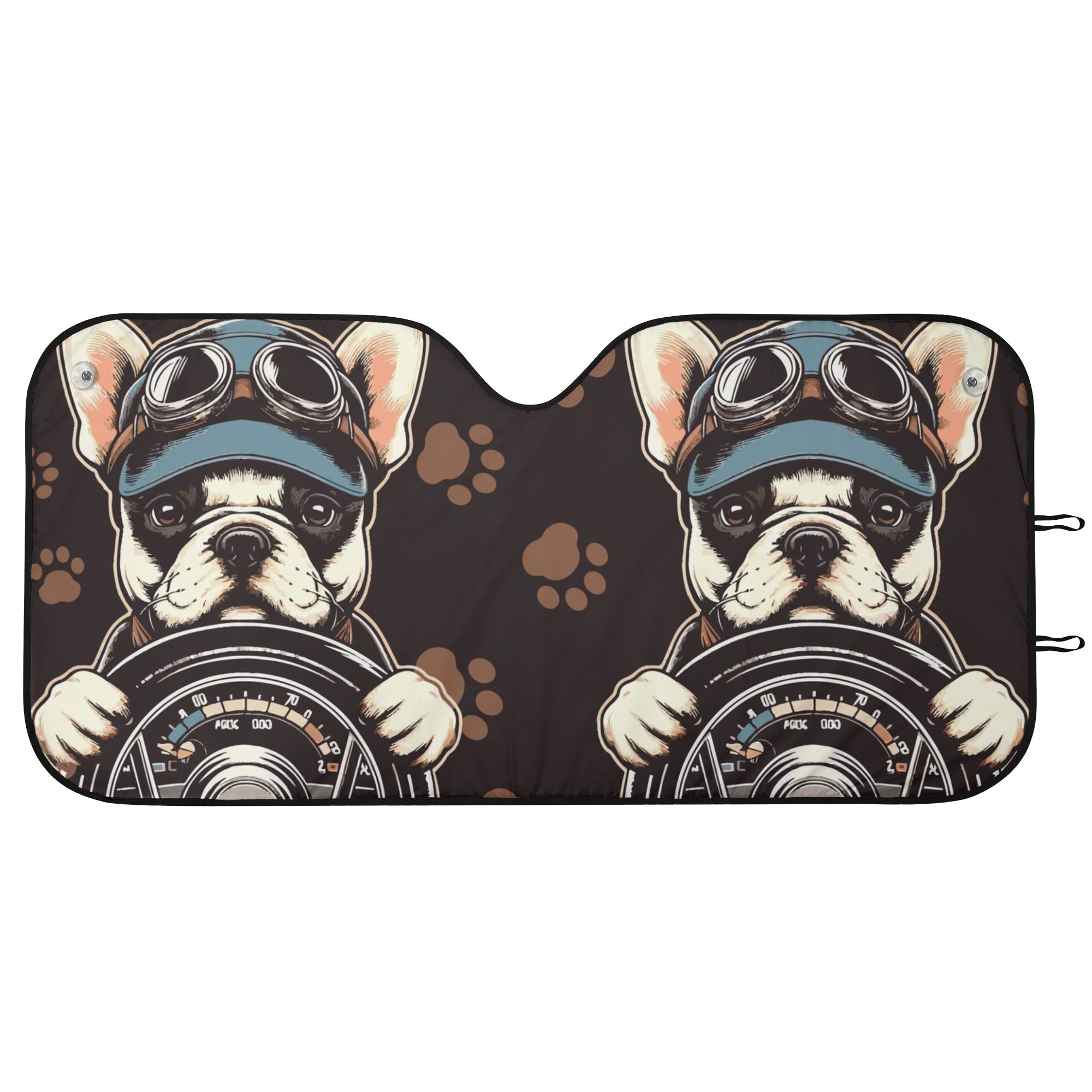 Jax - Car Auto Sun Shade for French Bulldog Owners and Fans-fadou