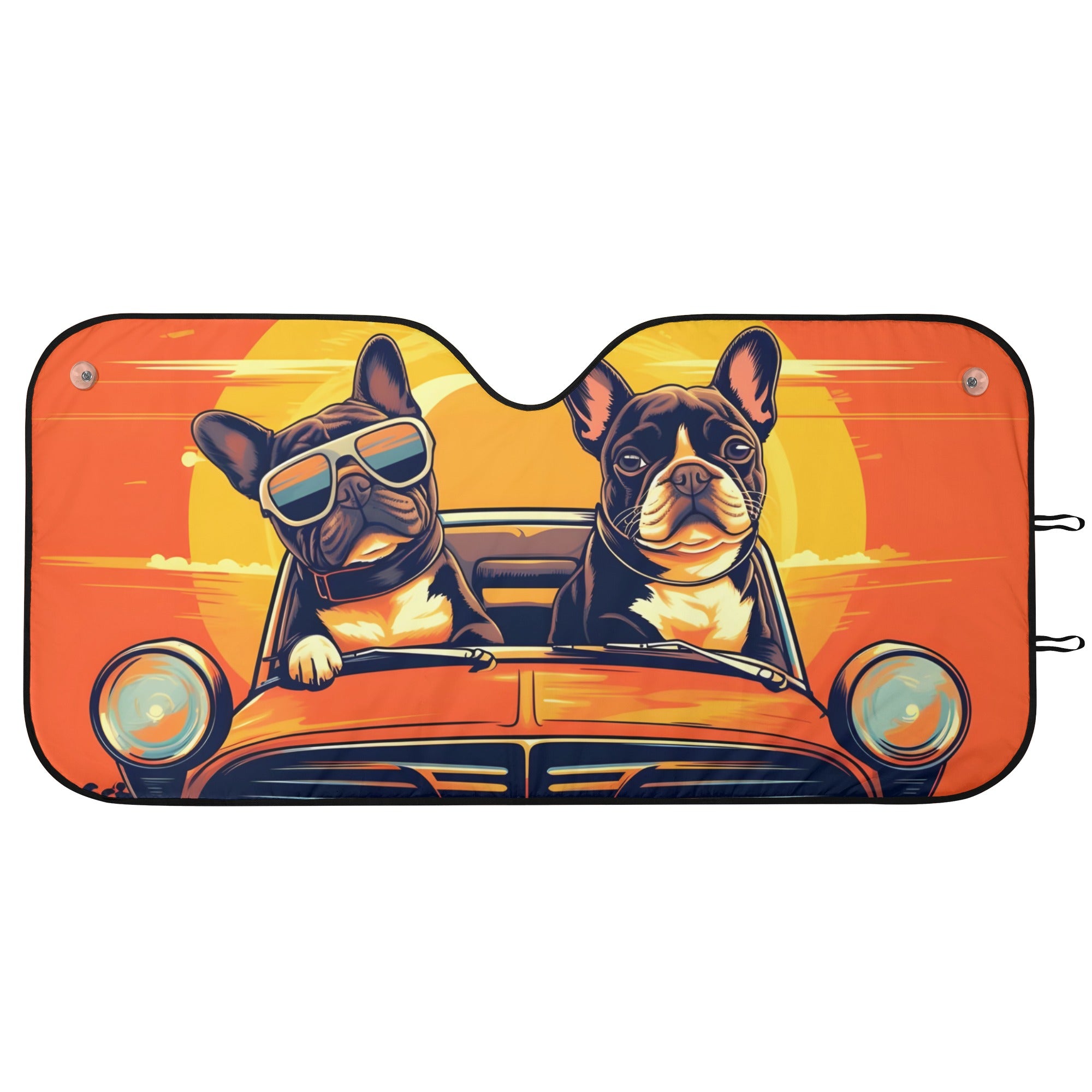 Tank - Car Auto Sun Shade for French Bulldog Owners and Fans-fadou