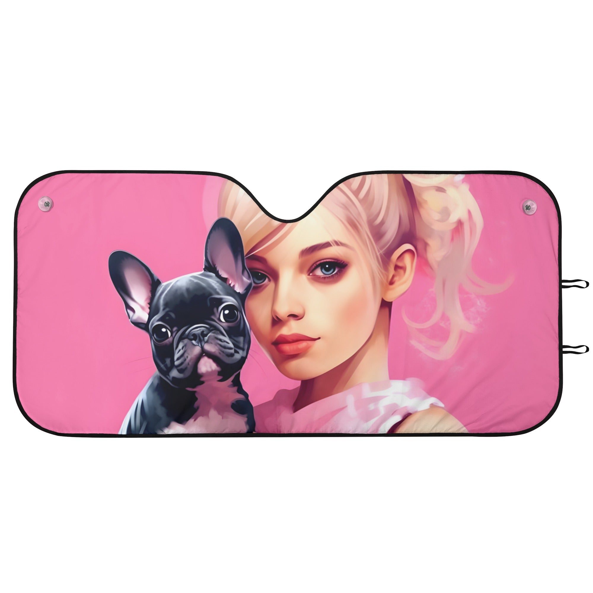 Zoe - Car Auto Sun Shade for French Bulldog Owners and Fans-fadou