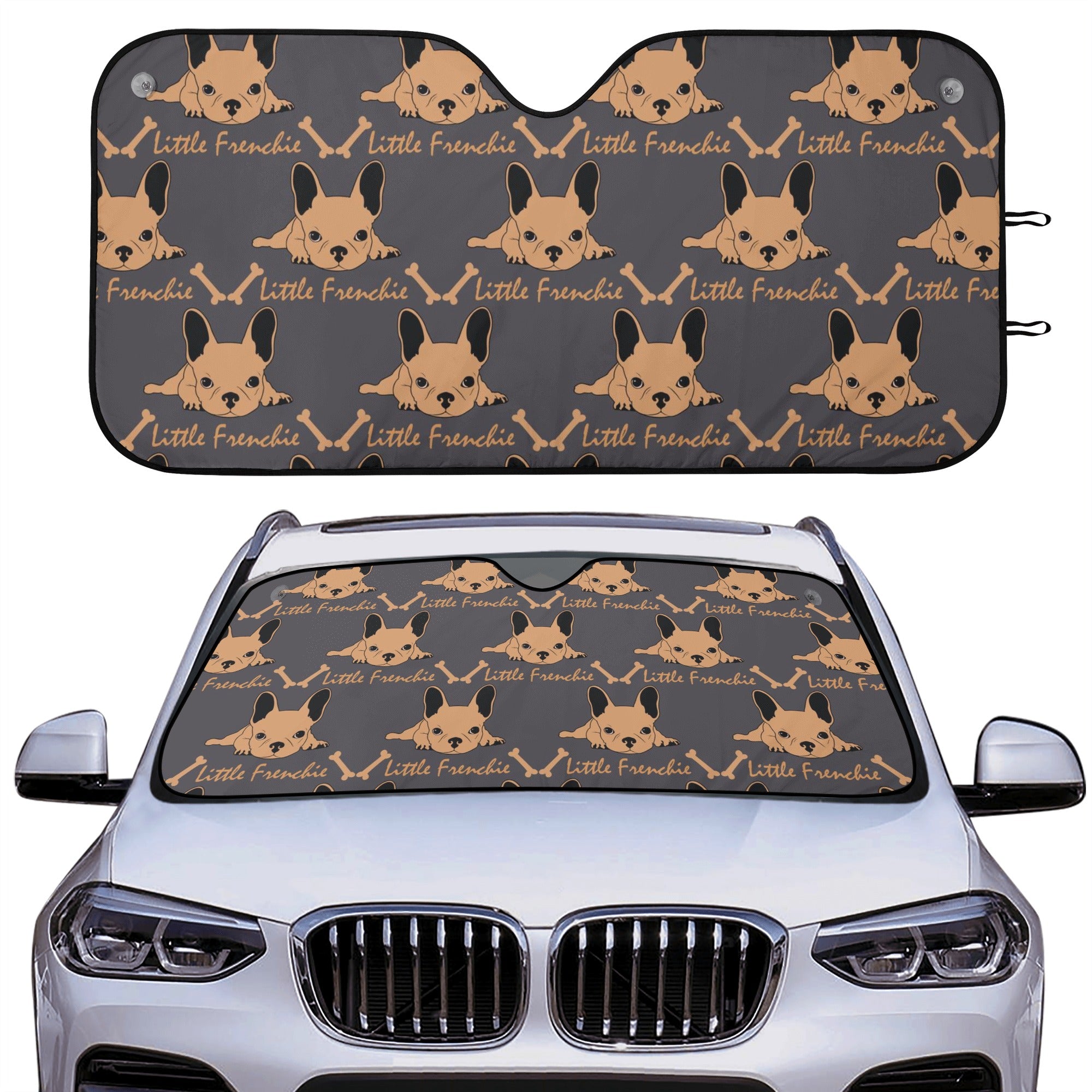 Gus - Car Auto Sun Shade for French Bulldog Owners and Fans-fadou