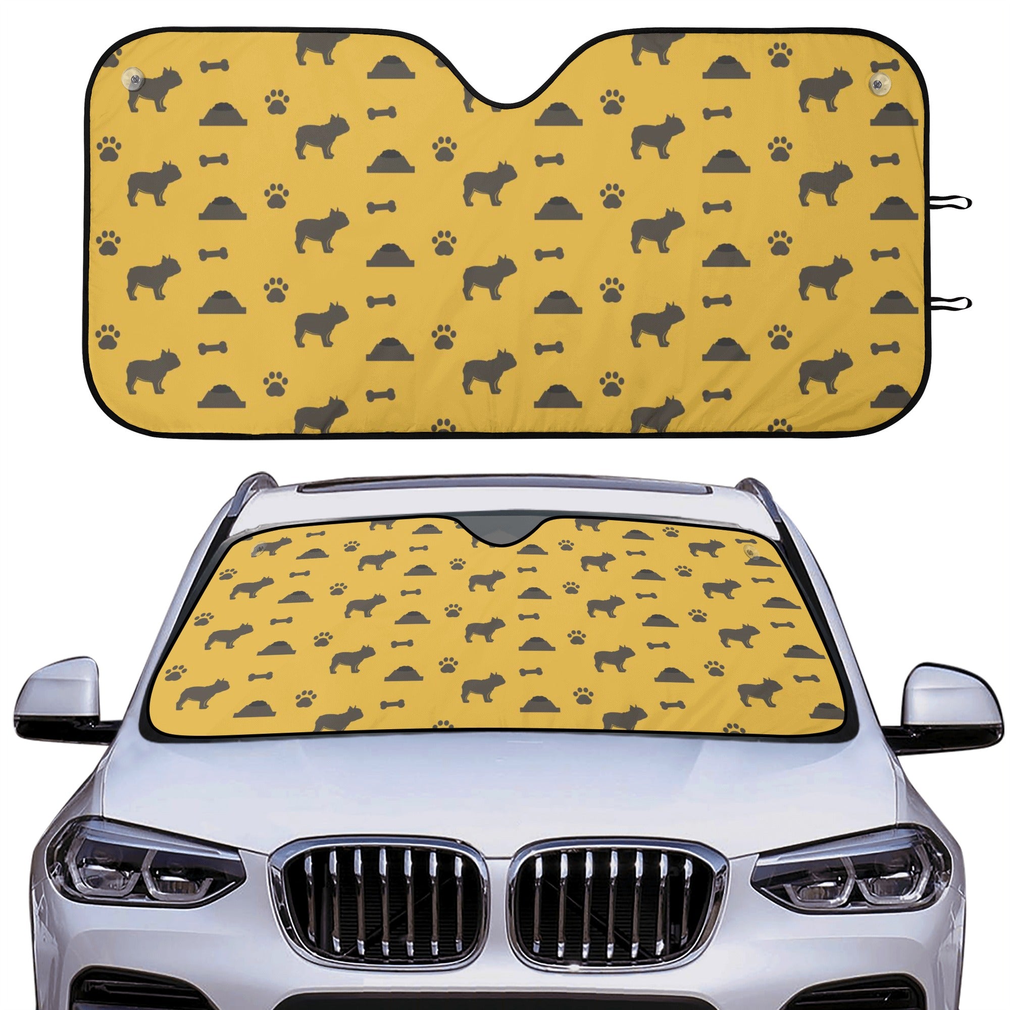 Lily - Car Auto Sun Shade for French Bulldog Owners and Fans-fadou