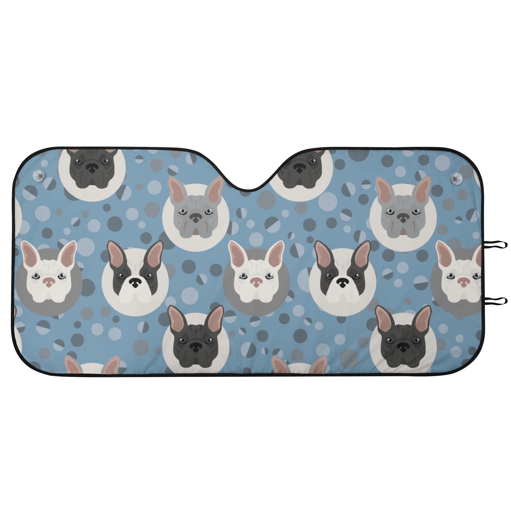 Frankie - Car Auto Sun Shade for Frenchie Fans Everywhere-fadou