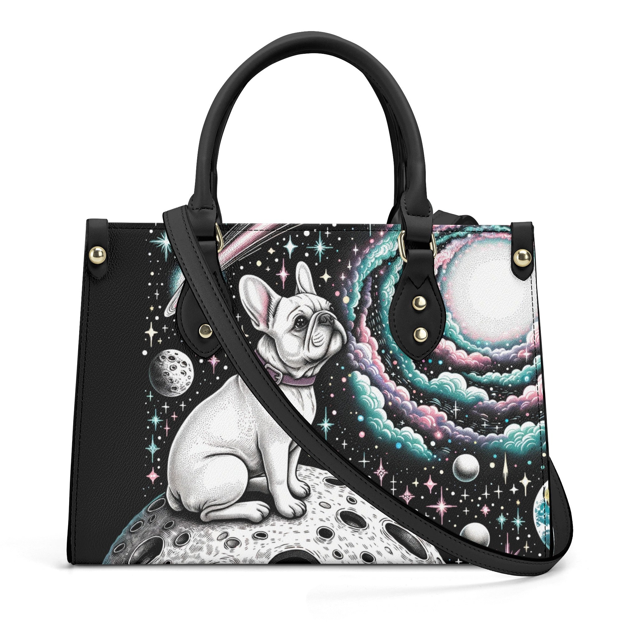French Bulldog Luxury Canvas Carryall for Everyday Wear-fadou