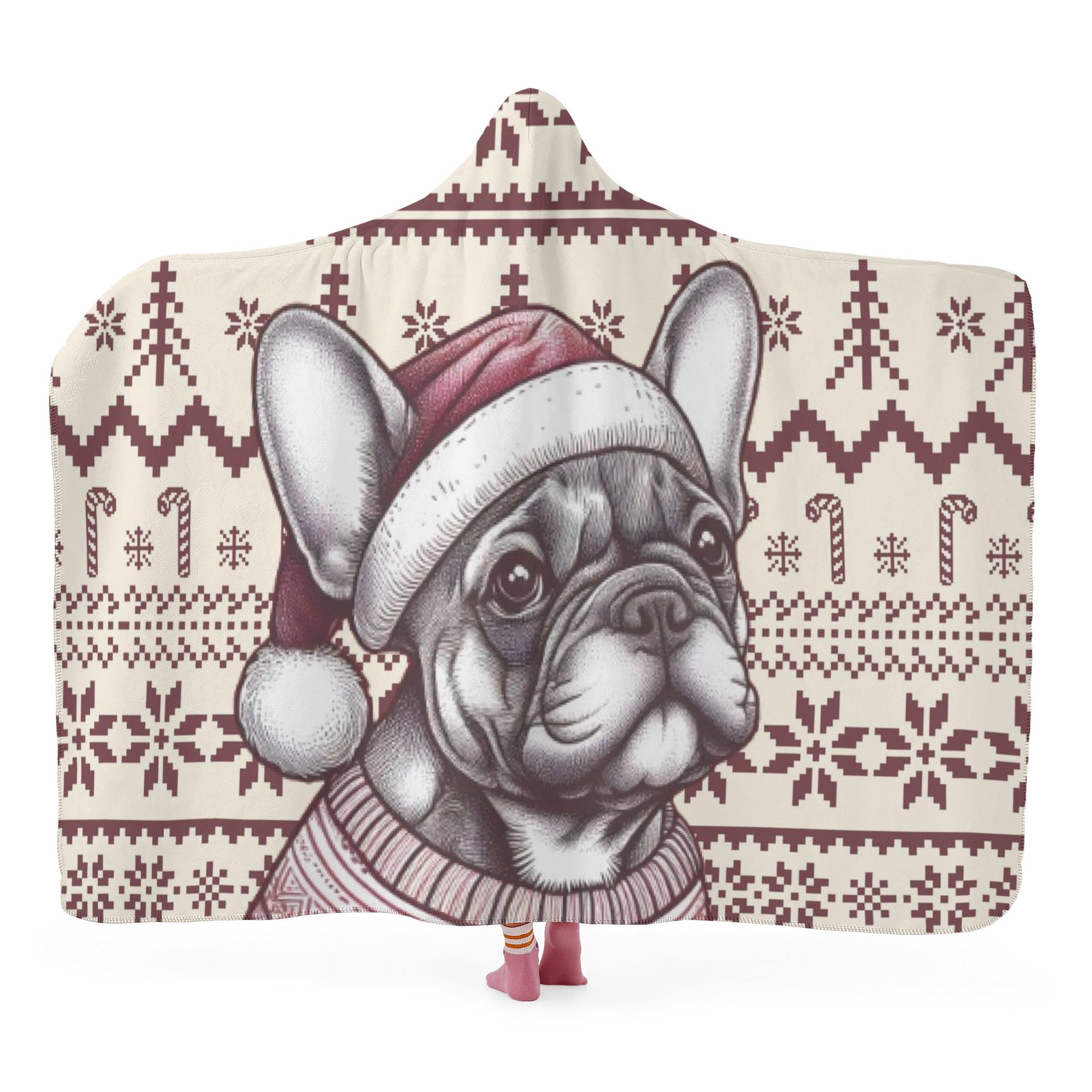 Yoda French Bulldog Cozy Plush Blanket for Frenchie Fans-fadou