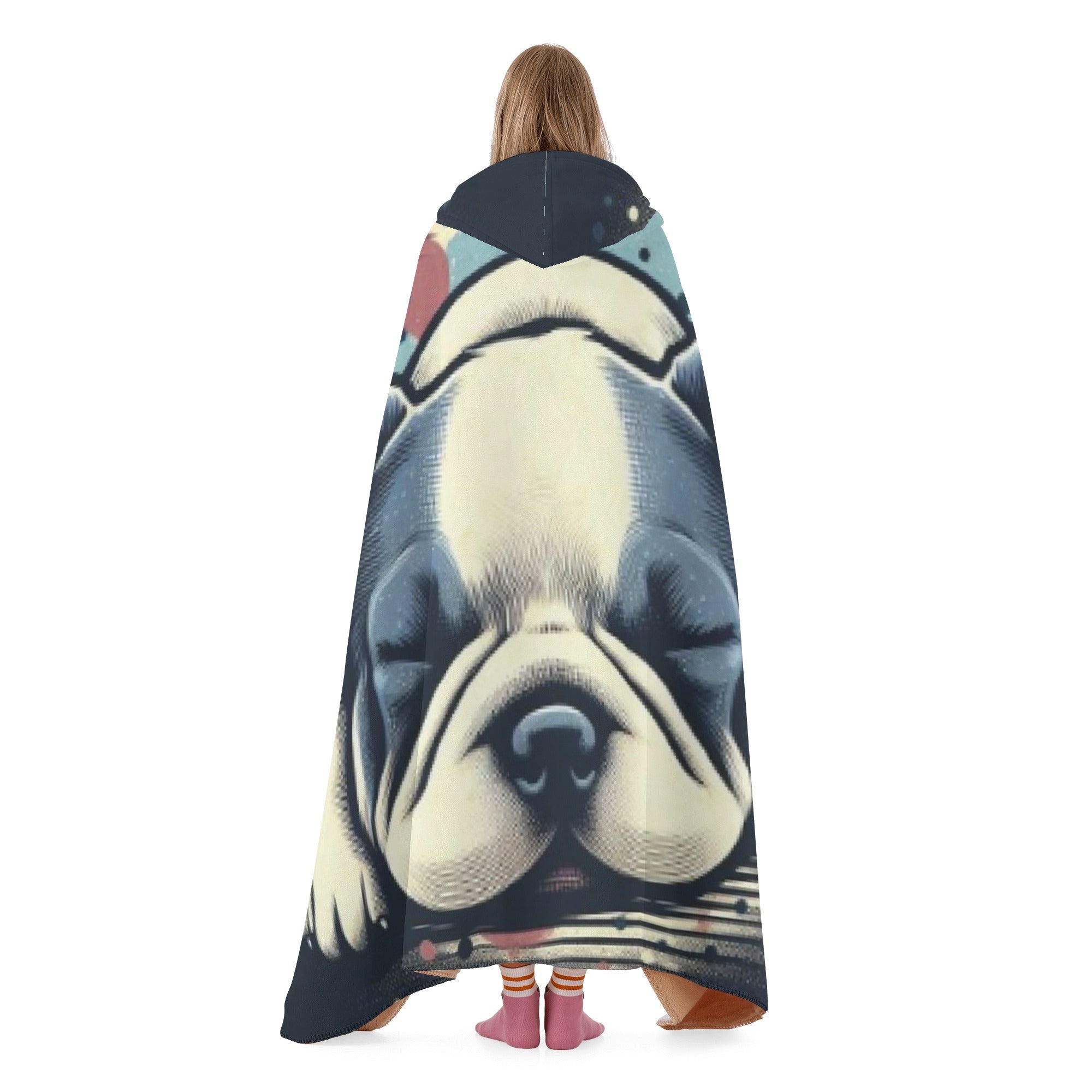 Saint French Bulldog Cozy Plush Blanket for Pet Parents-fadou