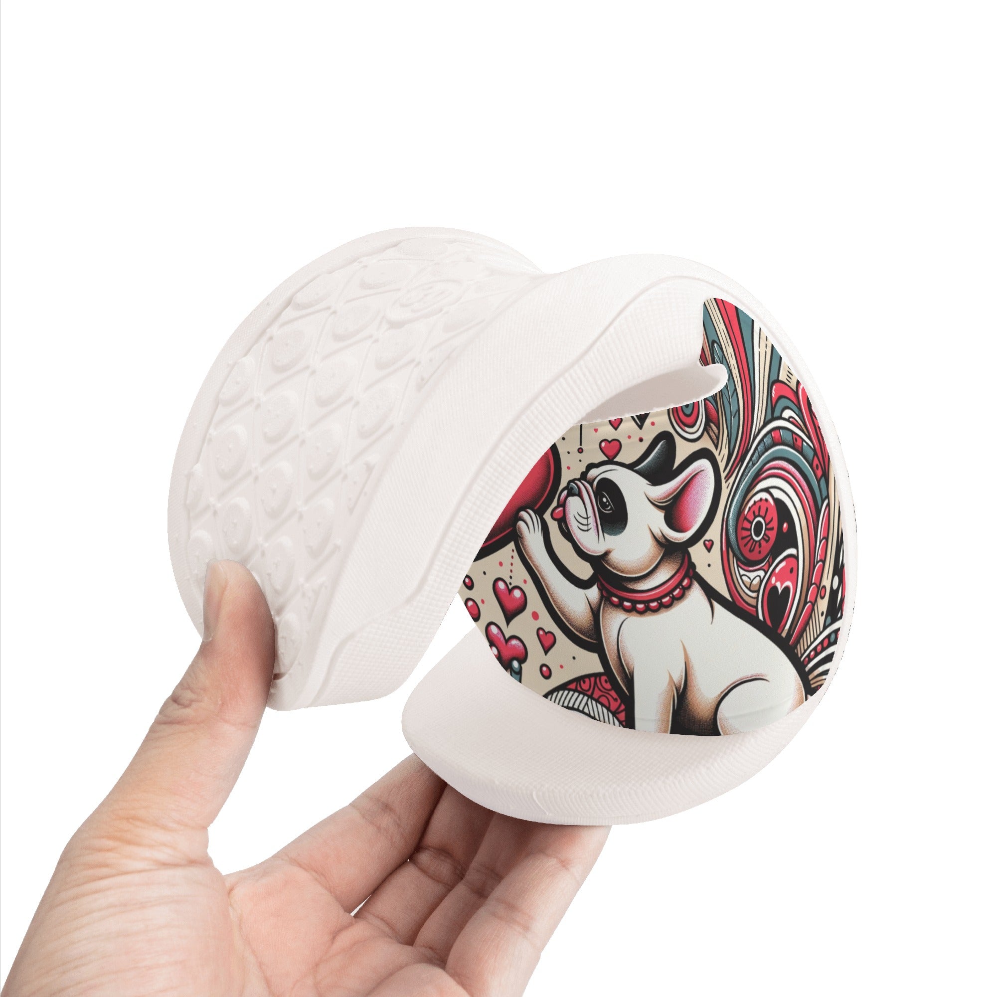 Ivy French Bulldog Summer Slides for Frenchie Enthusiasts-fadou