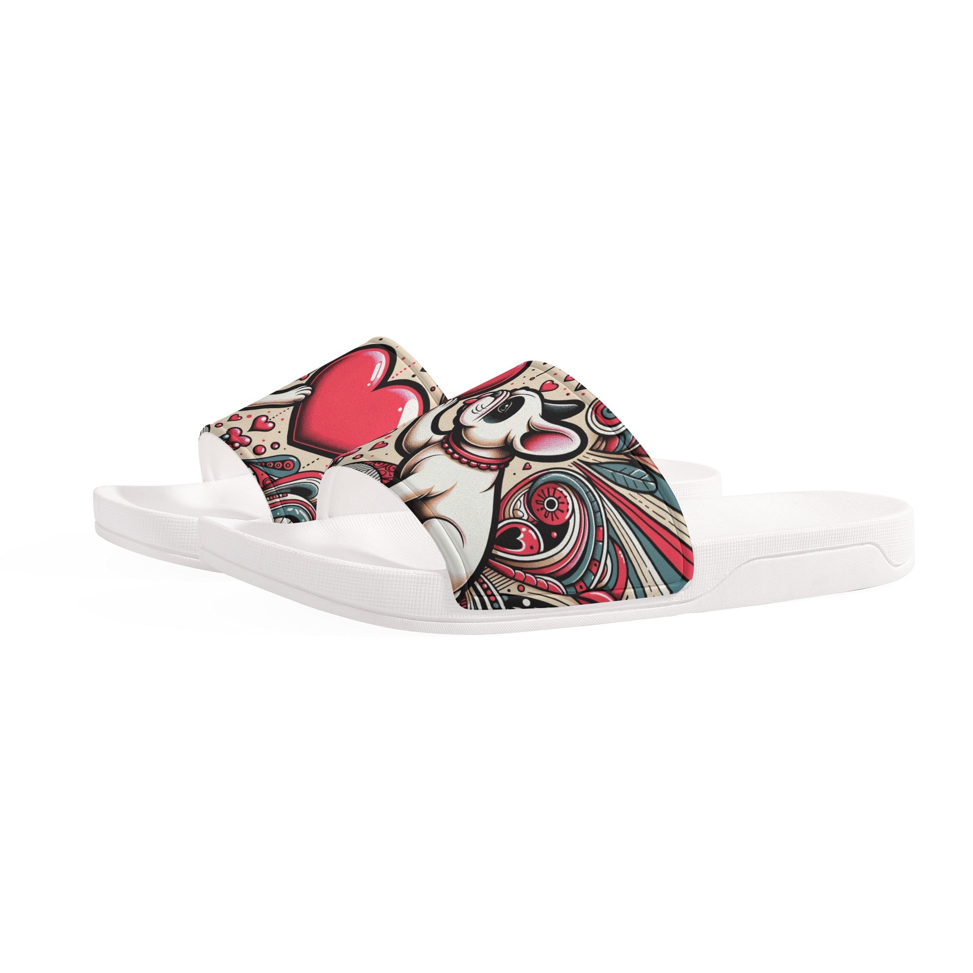 Ivy French Bulldog Summer Slides for Frenchie Enthusiasts-fadou