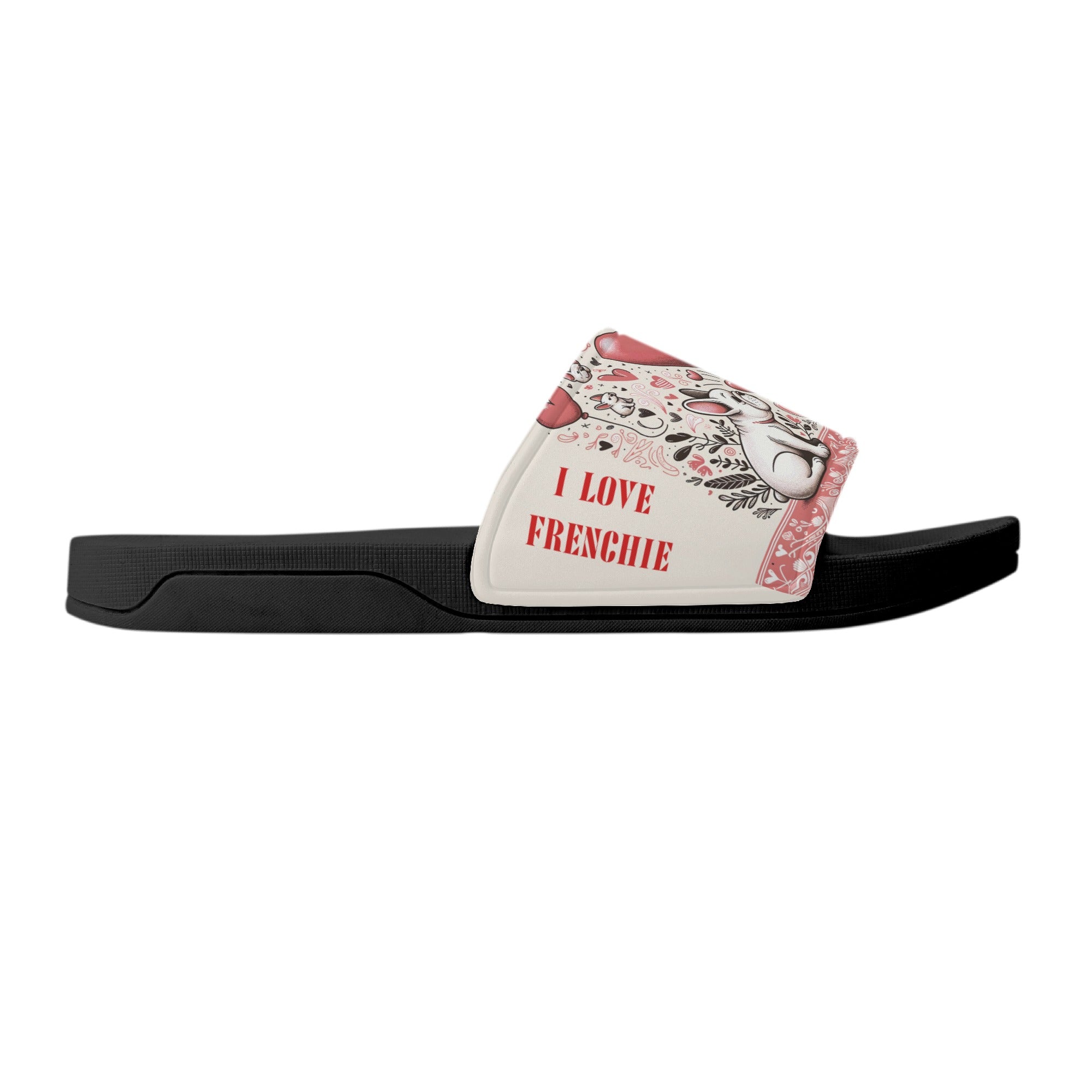 Riley French Bulldog Summer Slides for Frenchie Enthusiasts-fadou