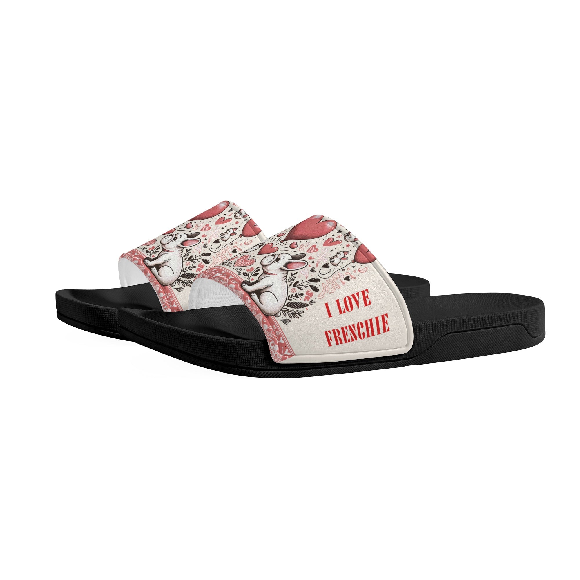 Riley French Bulldog Summer Slides for Frenchie Enthusiasts-fadou