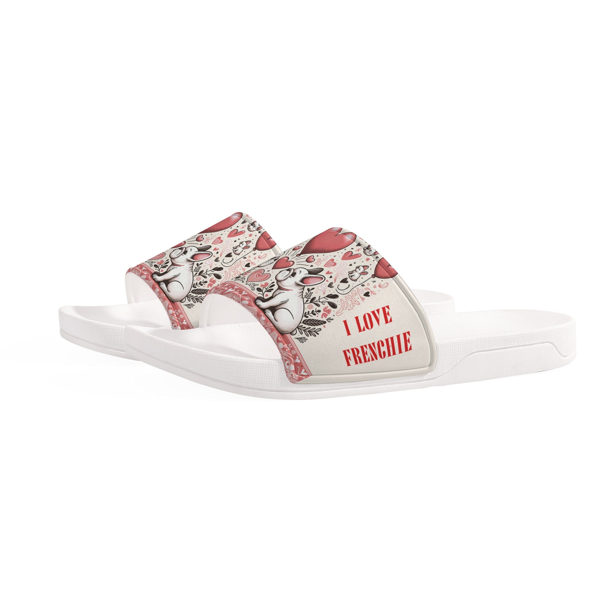 Riley French Bulldog Summer Slides for Frenchie Enthusiasts-fadou