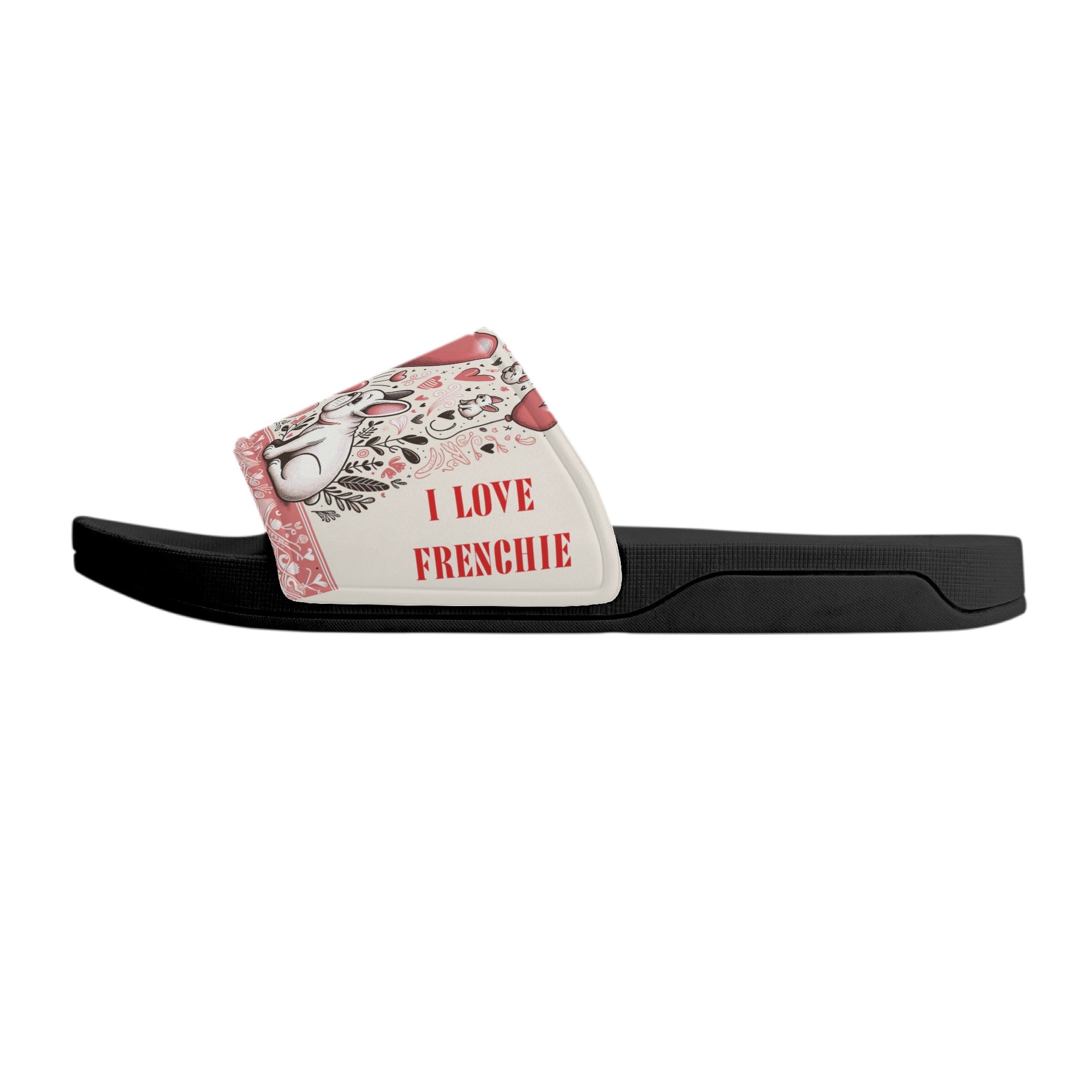 Riley French Bulldog Summer Slides for Frenchie Enthusiasts-fadou