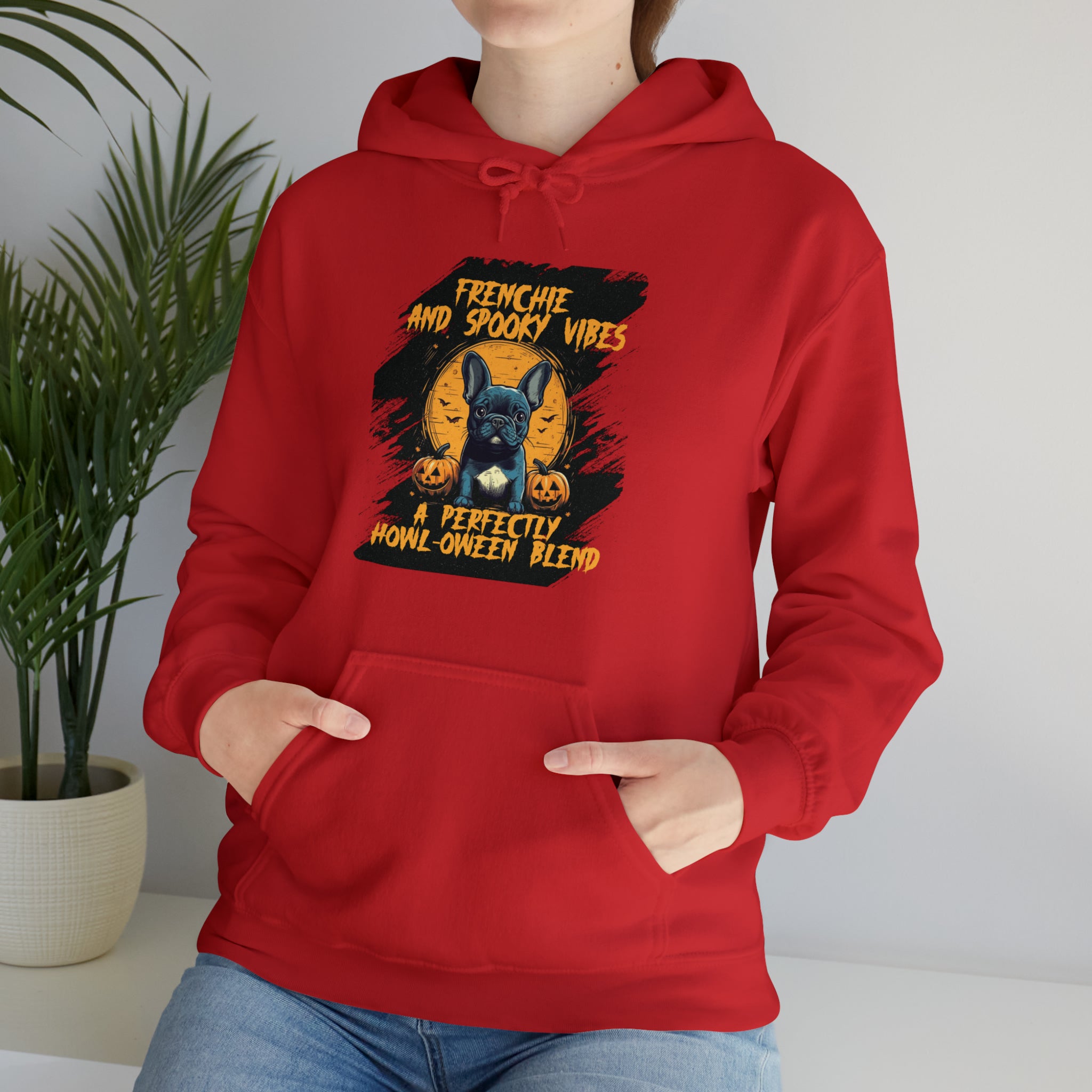 French Bulldog Halloween Dog Mom Hoodie for Dog Moms & Dads-fadou
