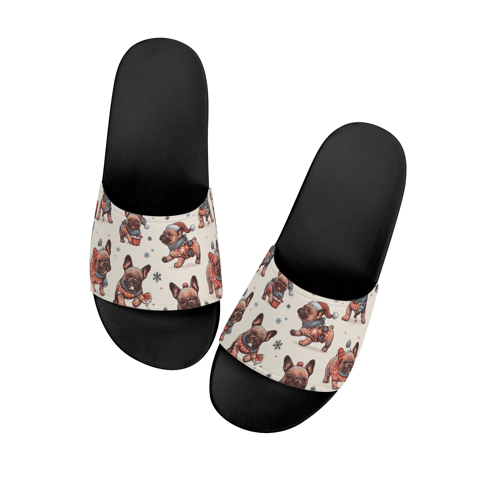 Lily French Bulldog Beach Sandals for Frenchie Enthusiasts-fadou