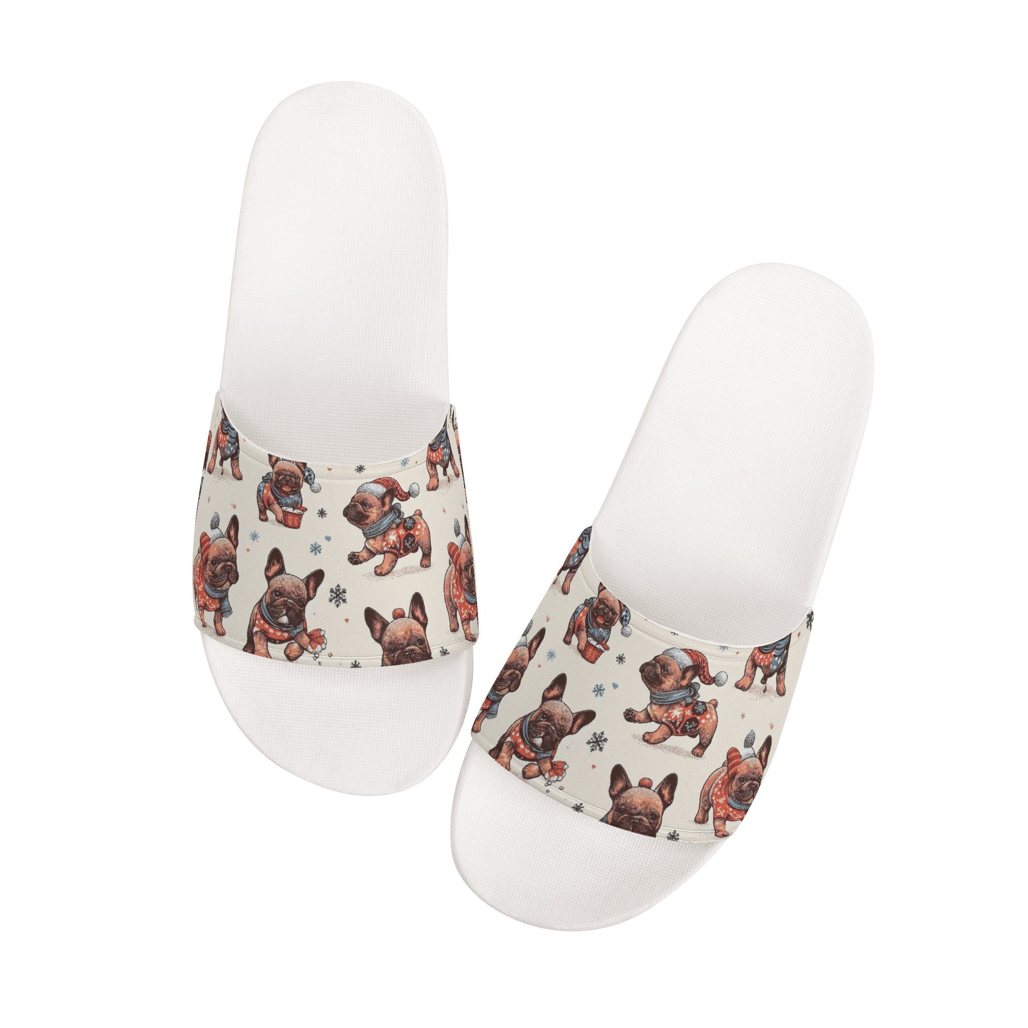 Lily French Bulldog Beach Sandals for Frenchie Enthusiasts-fadou