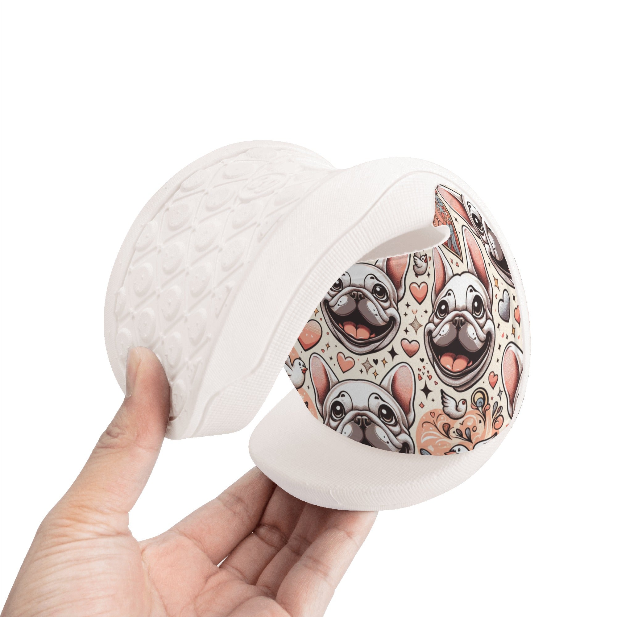 Milo French Bulldog Summer Slides for Frenchie Enthusiasts-fadou