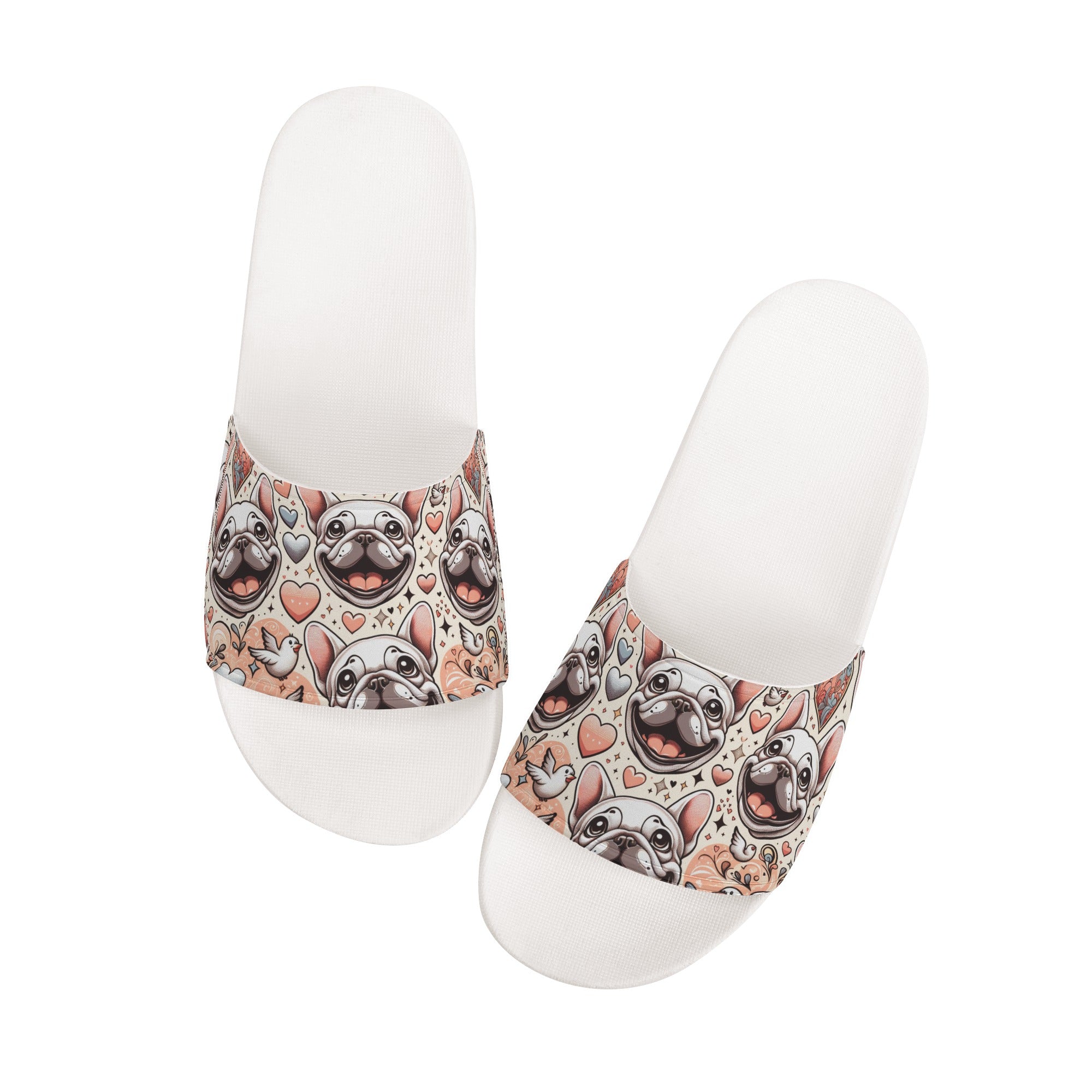 Milo French Bulldog Summer Slides for Frenchie Enthusiasts-fadou