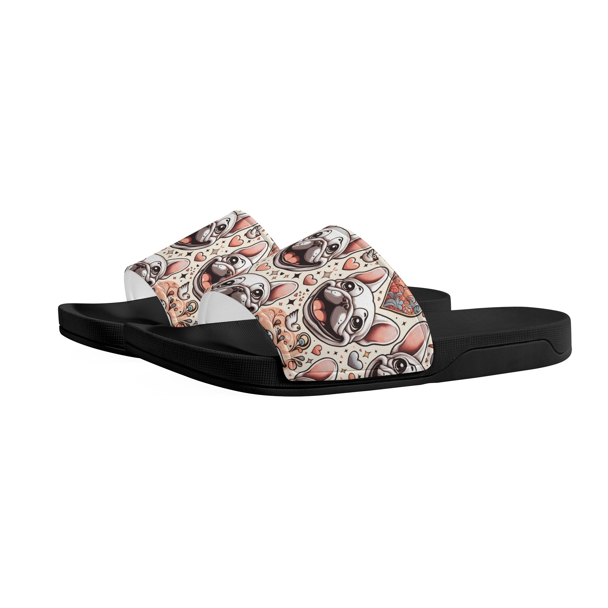 Milo French Bulldog Summer Slides for Frenchie Enthusiasts-fadou
