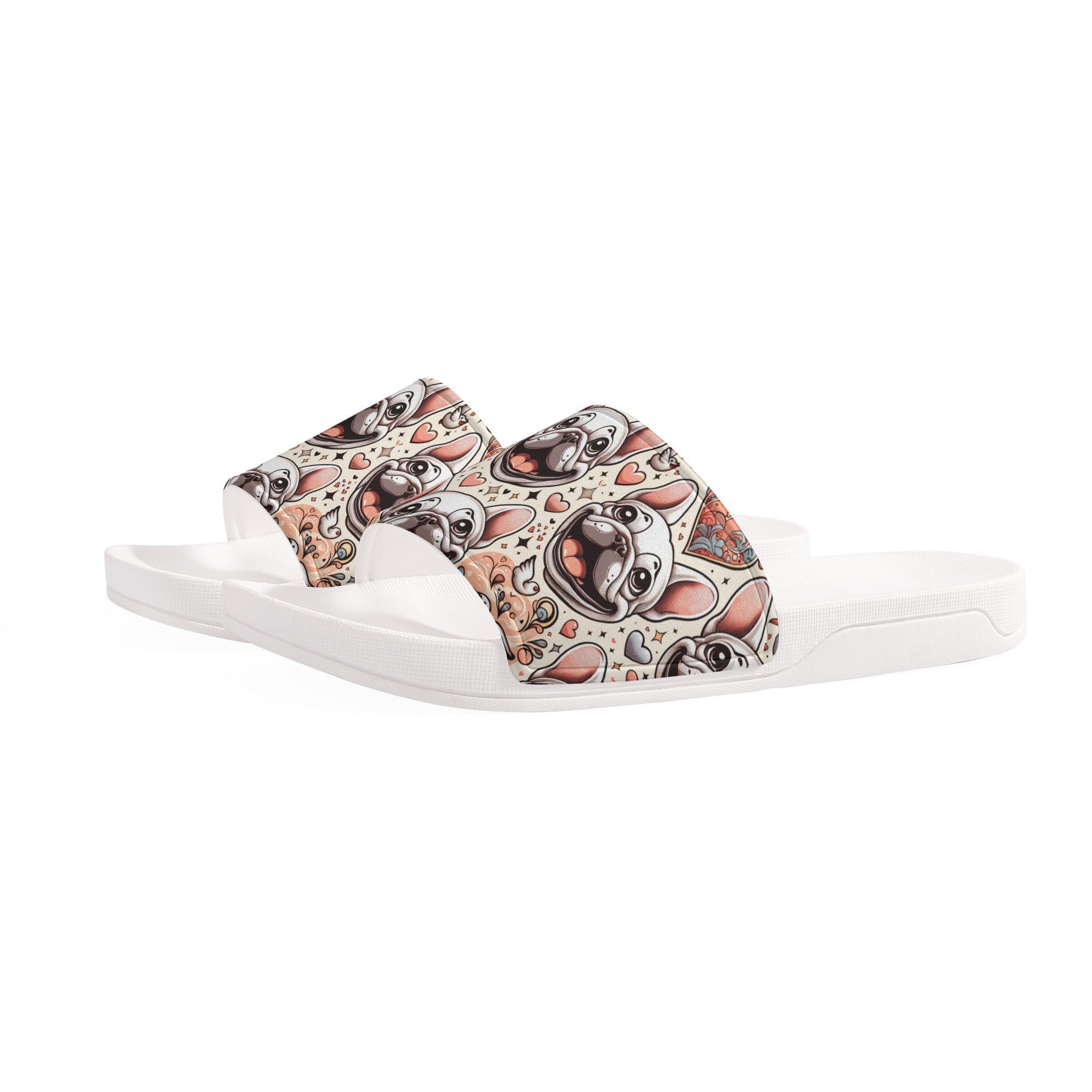 Milo French Bulldog Summer Slides for Frenchie Enthusiasts-fadou