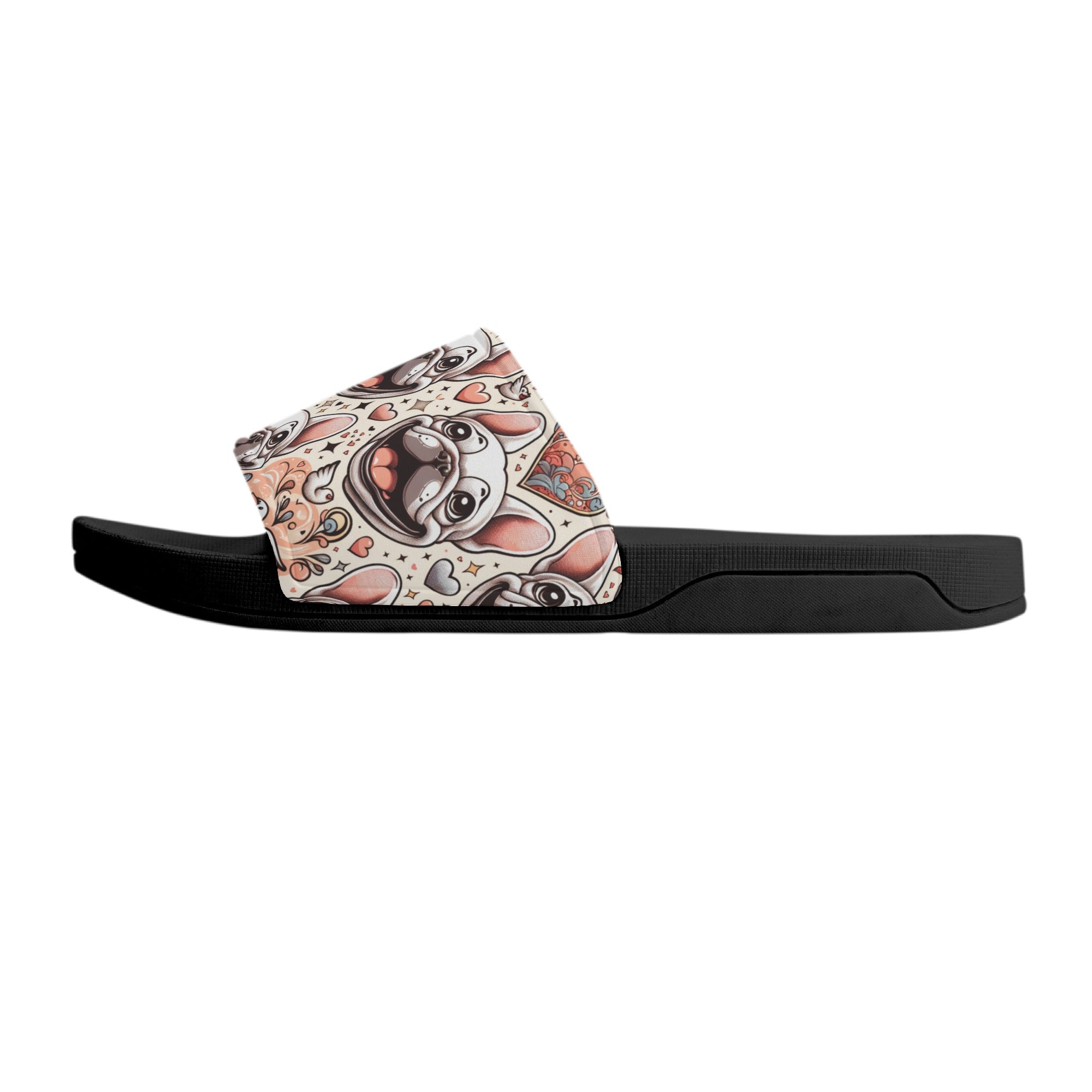 Milo French Bulldog Summer Slides for Frenchie Enthusiasts-fadou