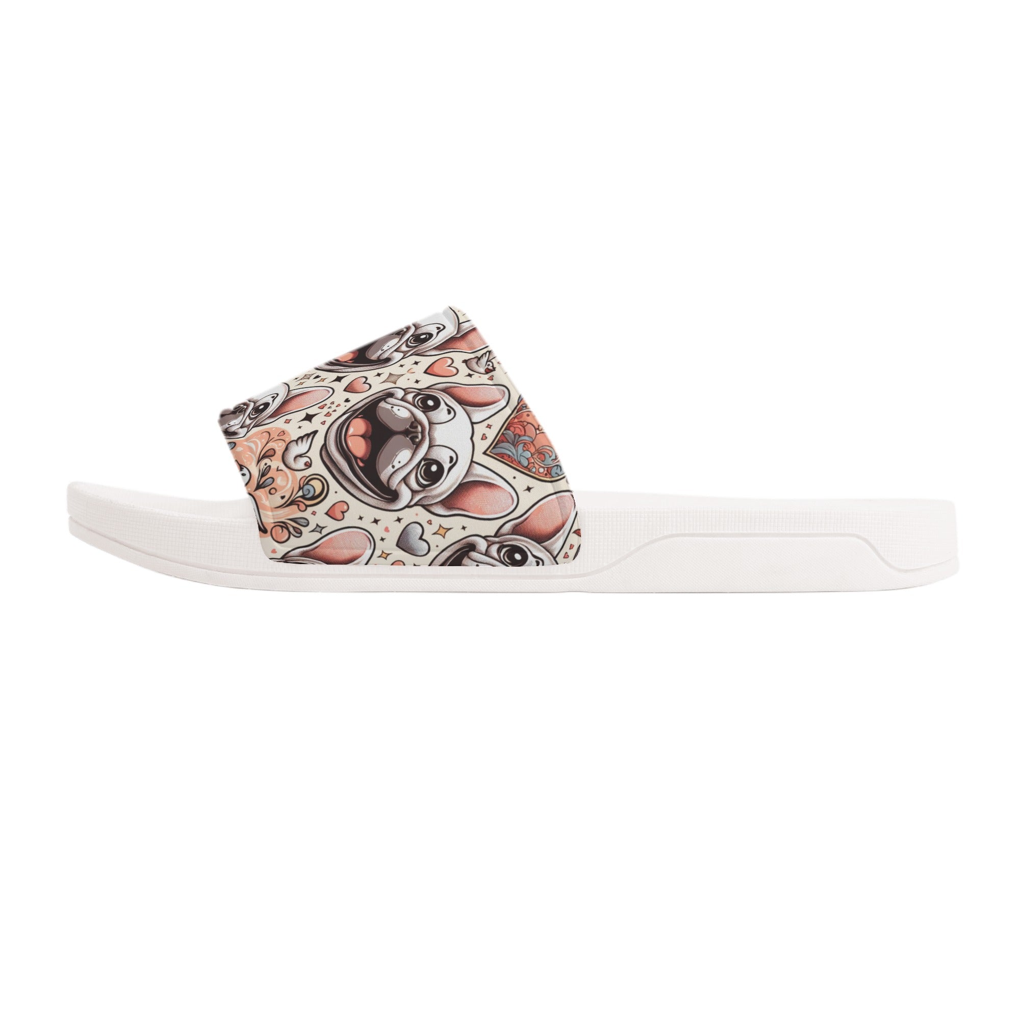 Milo French Bulldog Summer Slides for Frenchie Enthusiasts-fadou