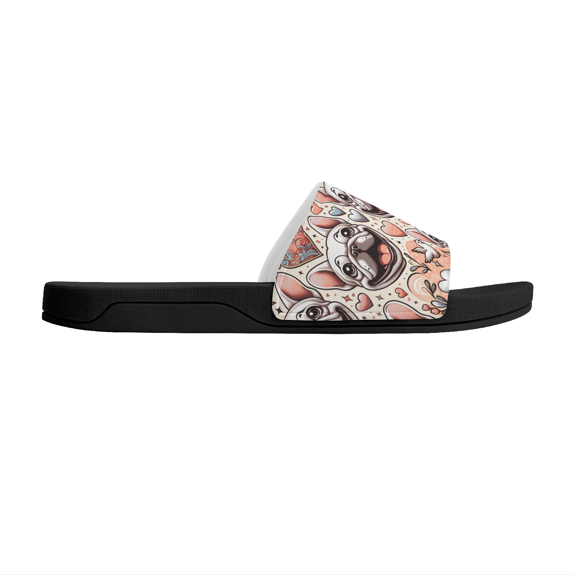 Milo French Bulldog Summer Slides for Frenchie Enthusiasts-fadou