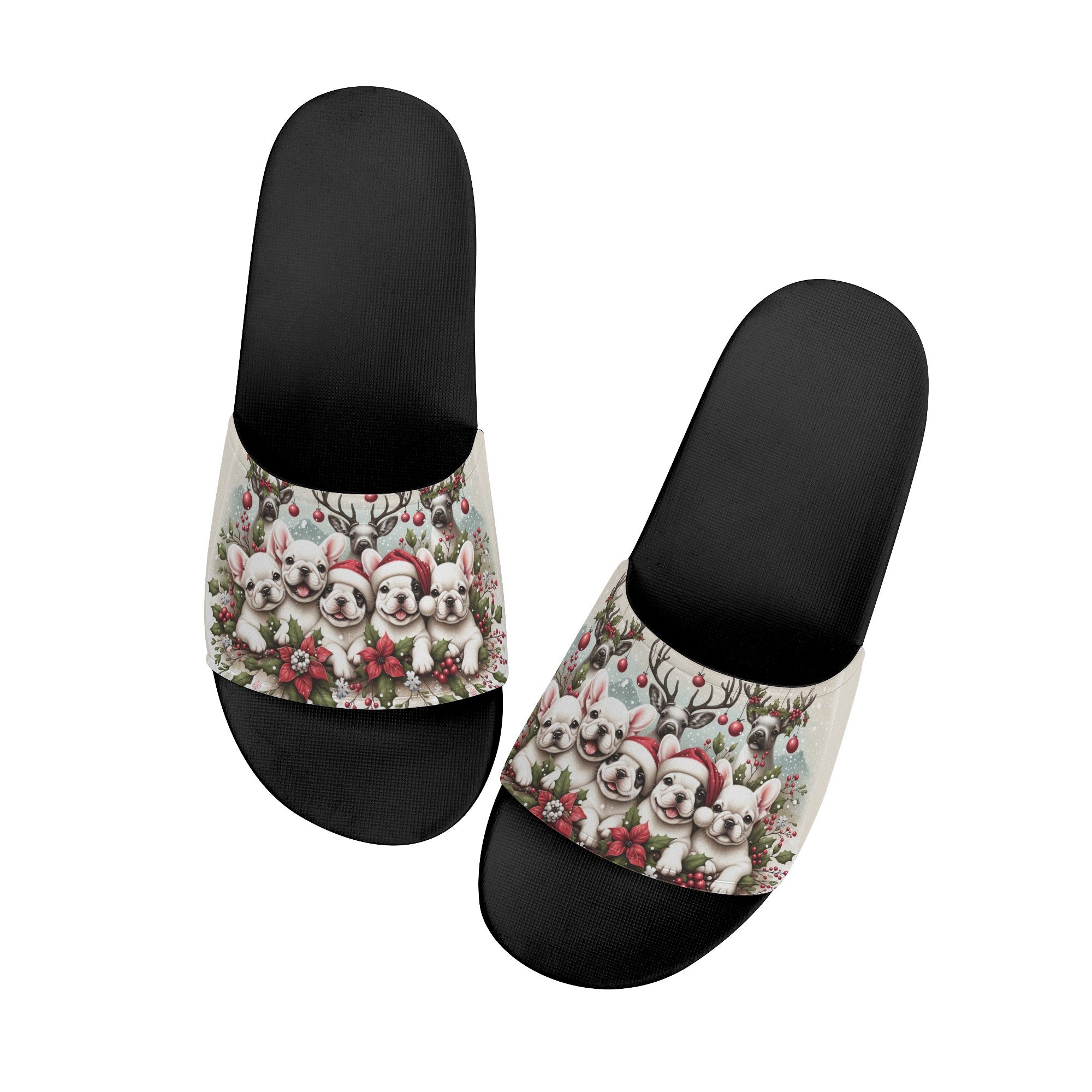 Lucy French Bulldog Casual Sandals for Frenchie Enthusiasts-fadou