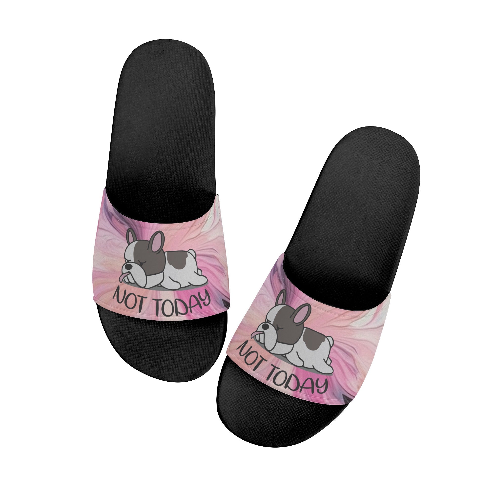 Not French Bulldog Outdoor Sandals for Frenchie Enthusiasts-fadou