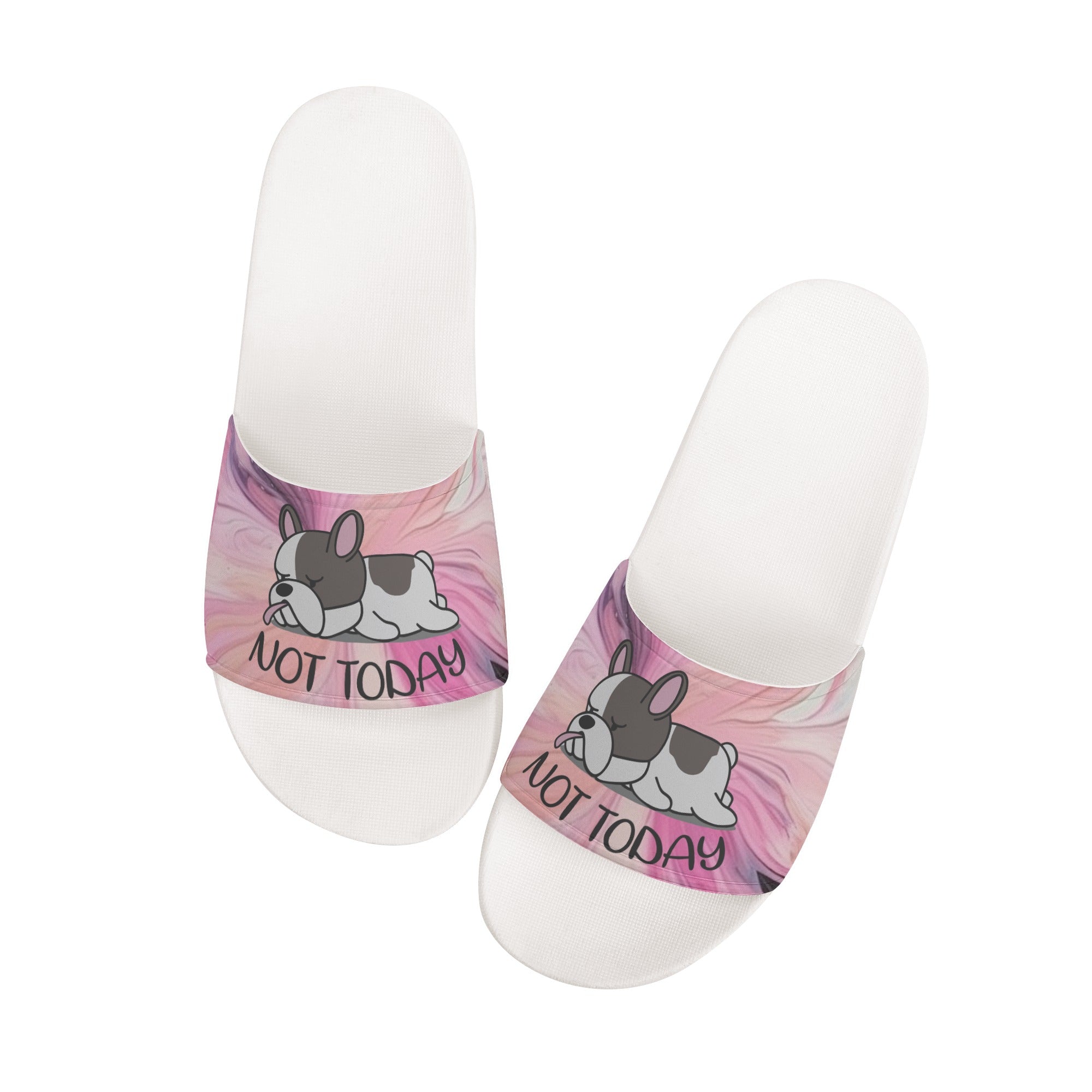 Not French Bulldog Outdoor Sandals for Frenchie Enthusiasts-fadou