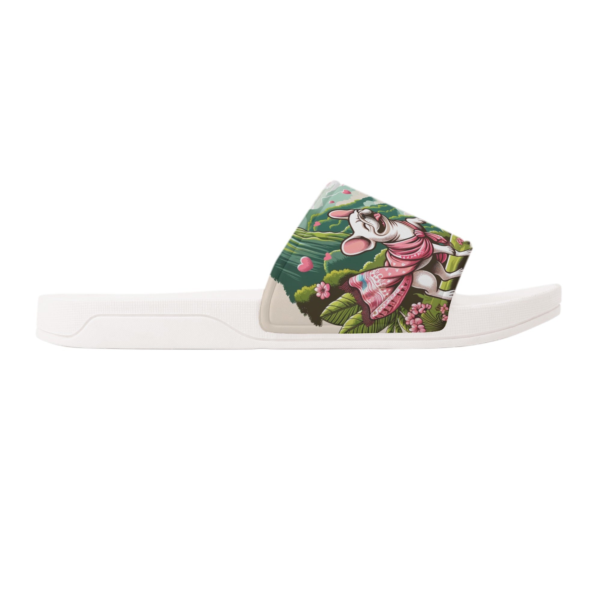 Buddy French Bulldog Summer Slides for Frenchie Enthusiasts-fadou