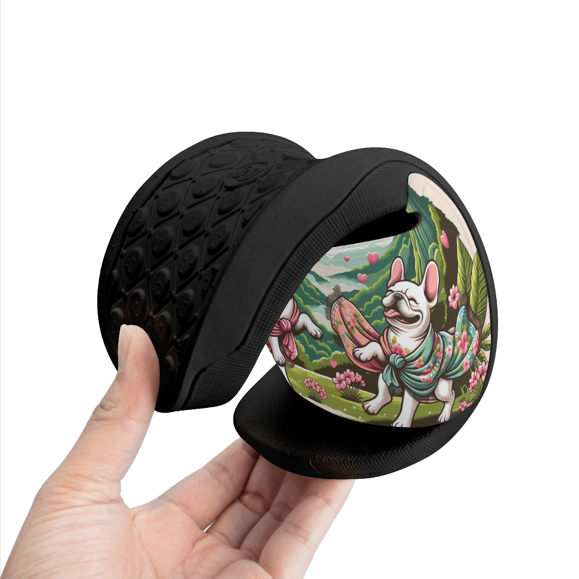 Buddy French Bulldog Summer Slides for Frenchie Enthusiasts-fadou