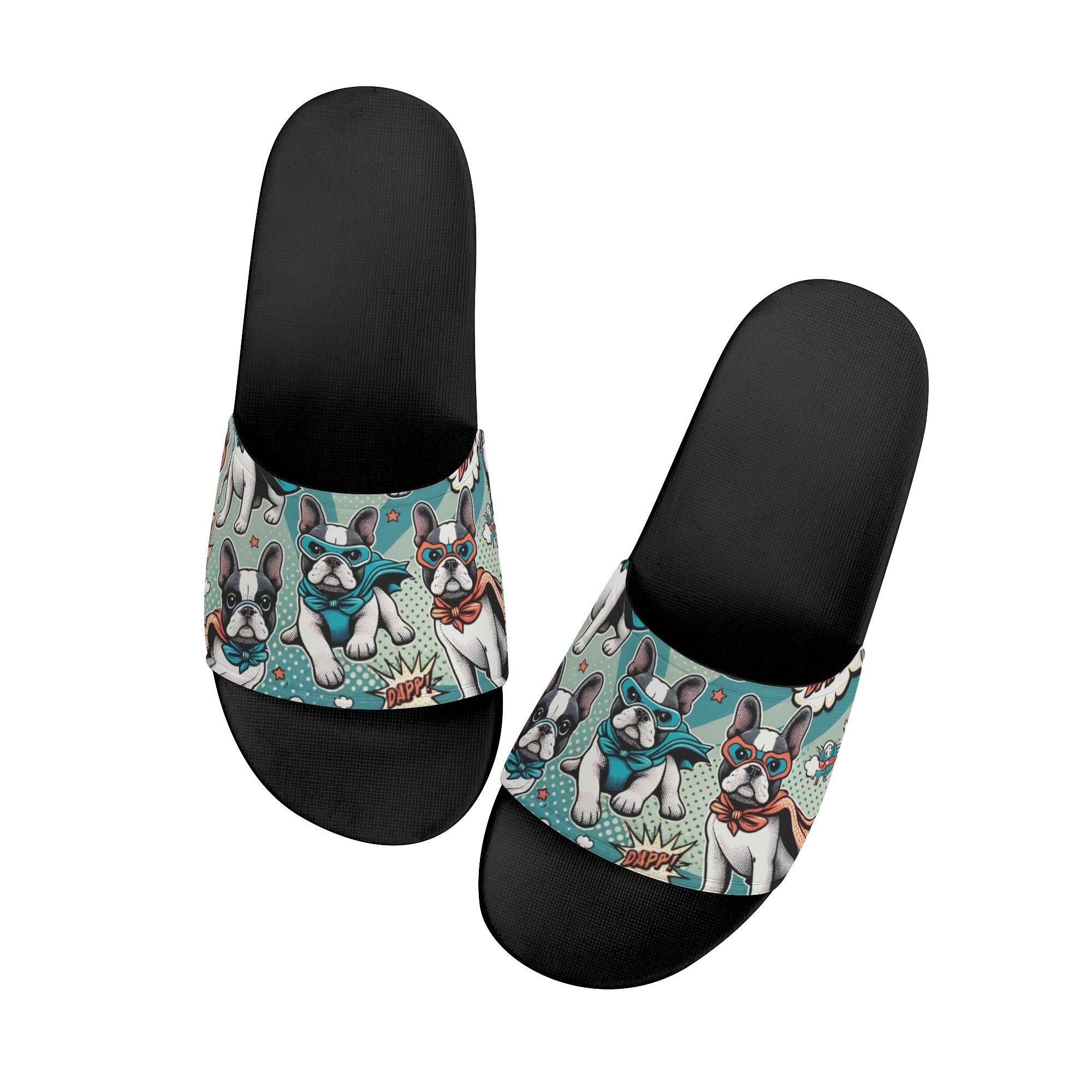 Tucker French Bulldog Beach Sandals for Dog Moms & Dads-fadou