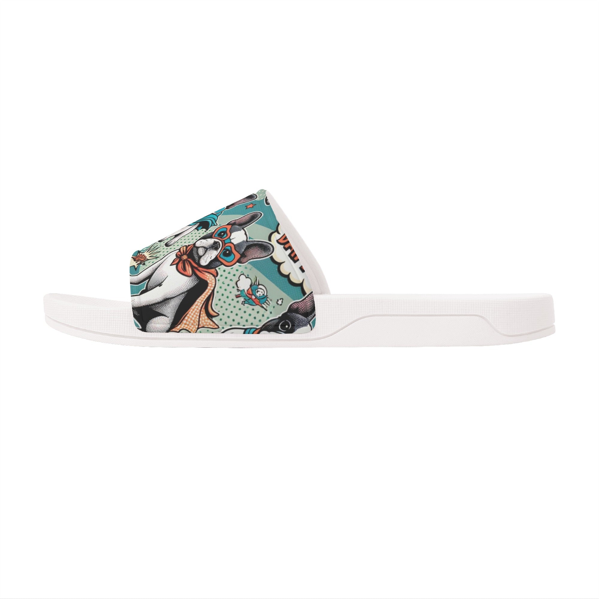 Tucker French Bulldog Beach Sandals for Dog Moms & Dads-fadou
