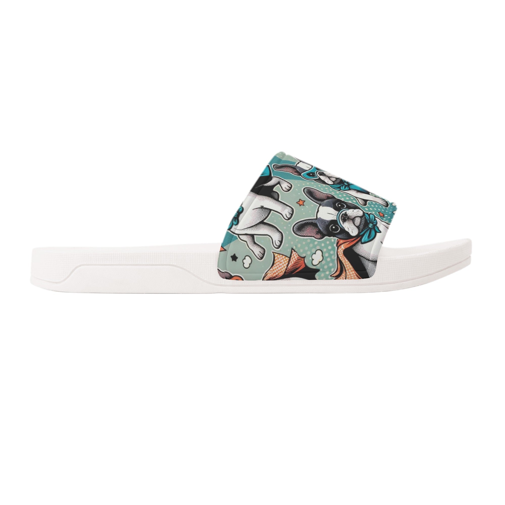 Tucker French Bulldog Beach Sandals for Dog Moms & Dads-fadou