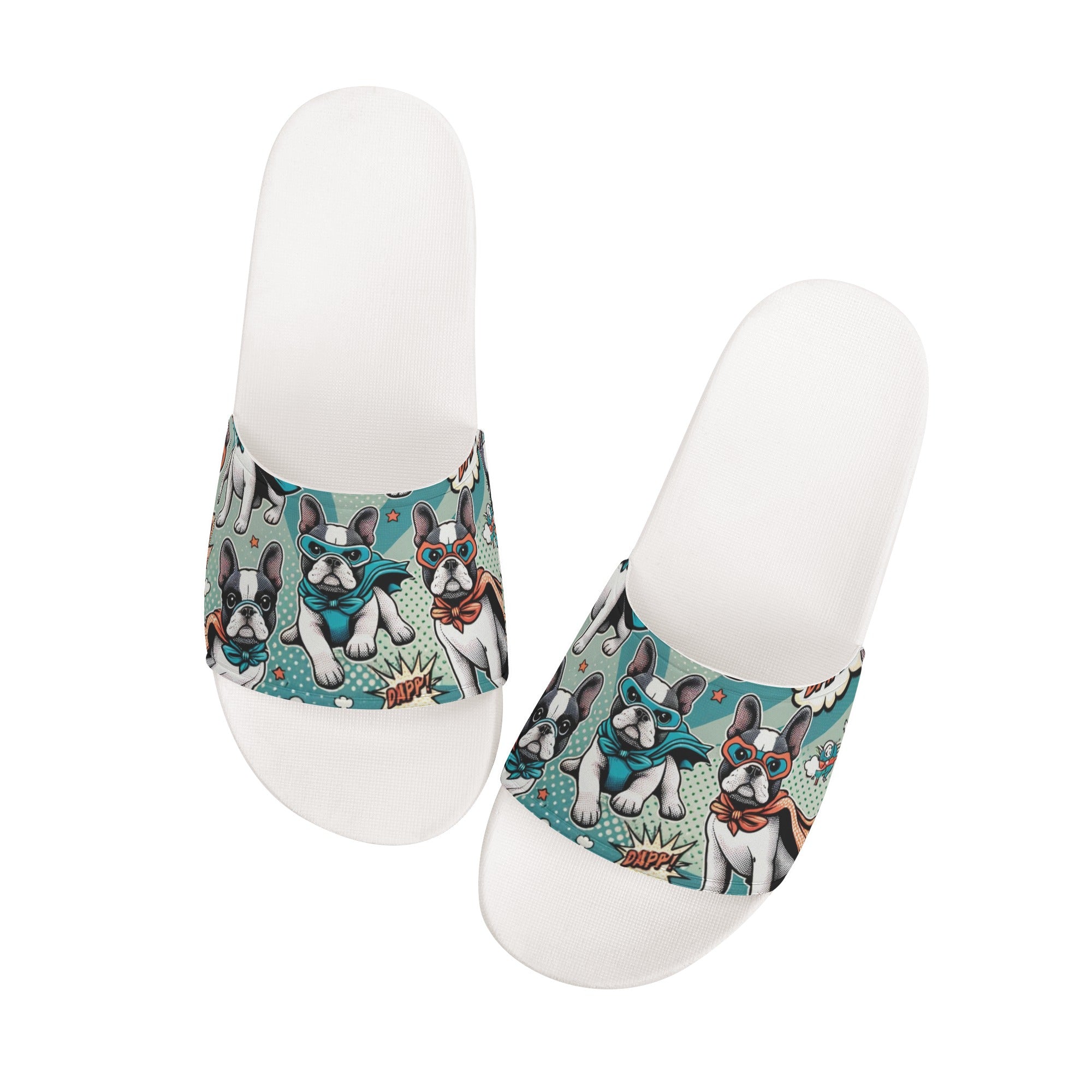 Tucker French Bulldog Beach Sandals for Dog Moms & Dads-fadou