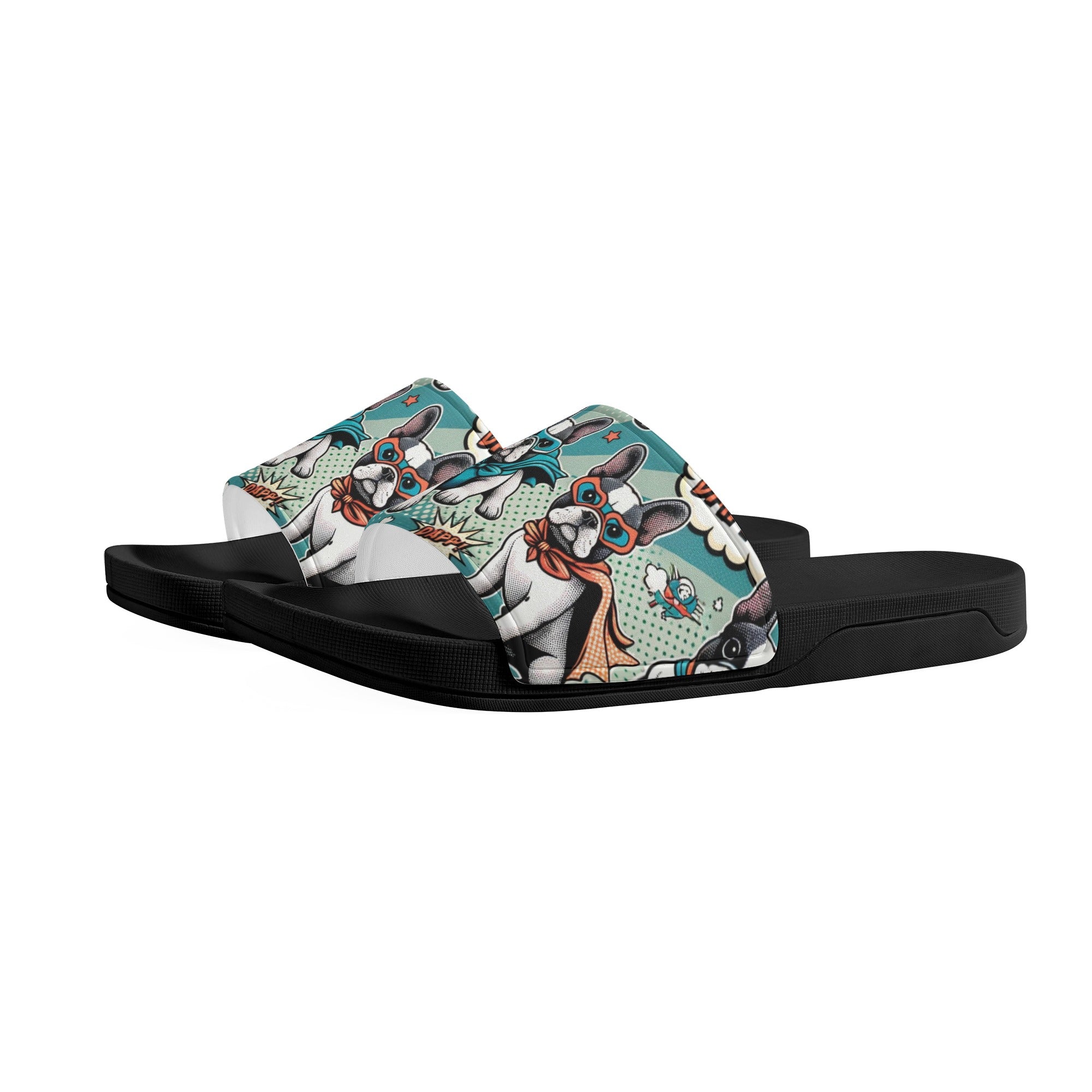 Tucker French Bulldog Beach Sandals for Dog Moms & Dads-fadou