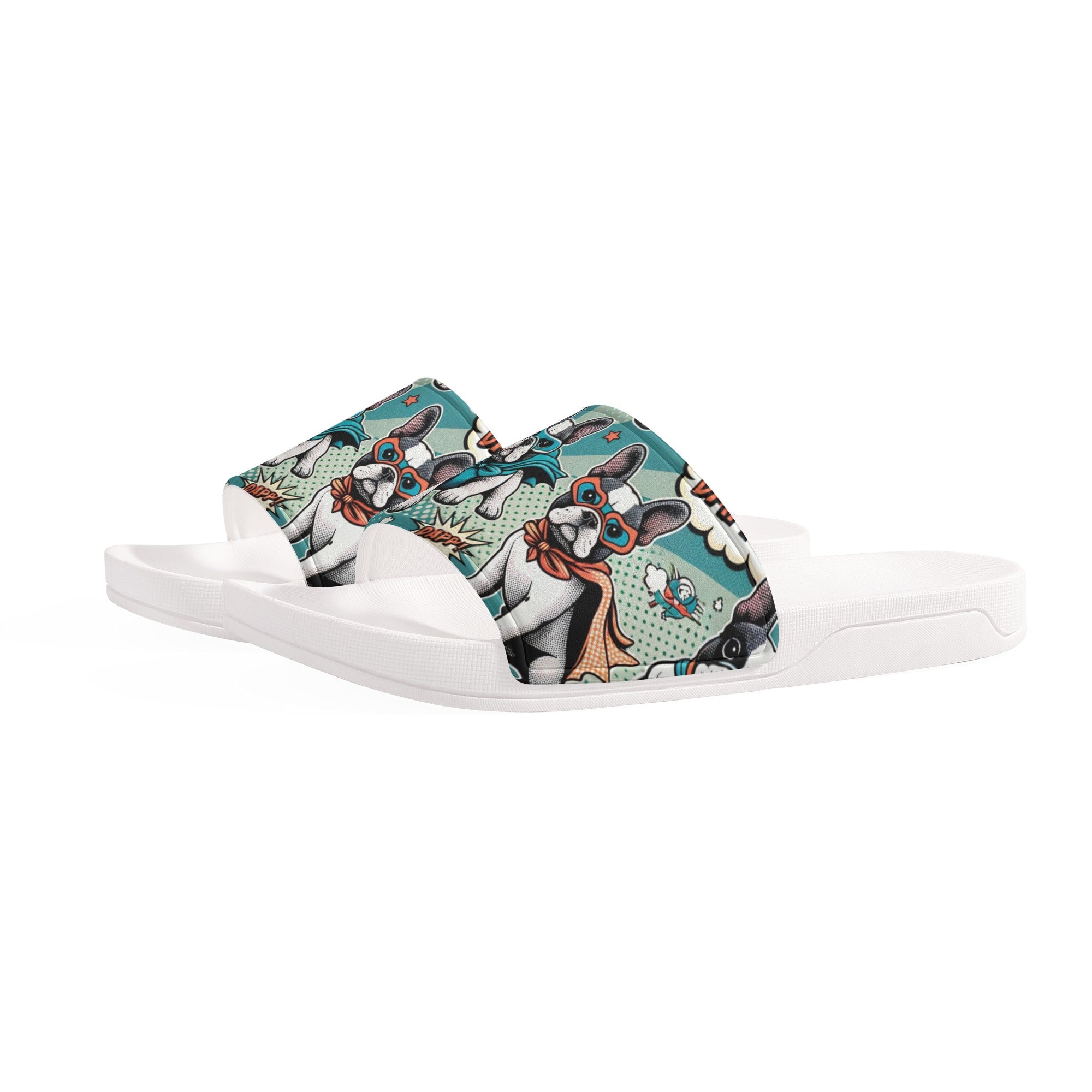 Tucker French Bulldog Beach Sandals for Dog Moms & Dads-fadou