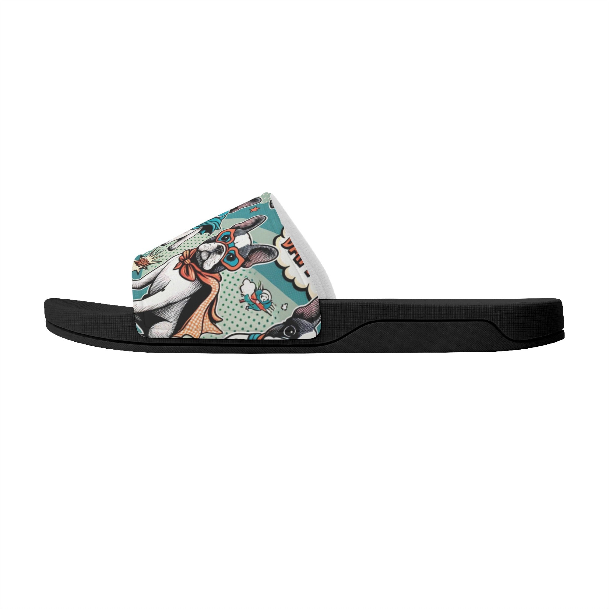 Tucker French Bulldog Beach Sandals for Dog Moms & Dads-fadou