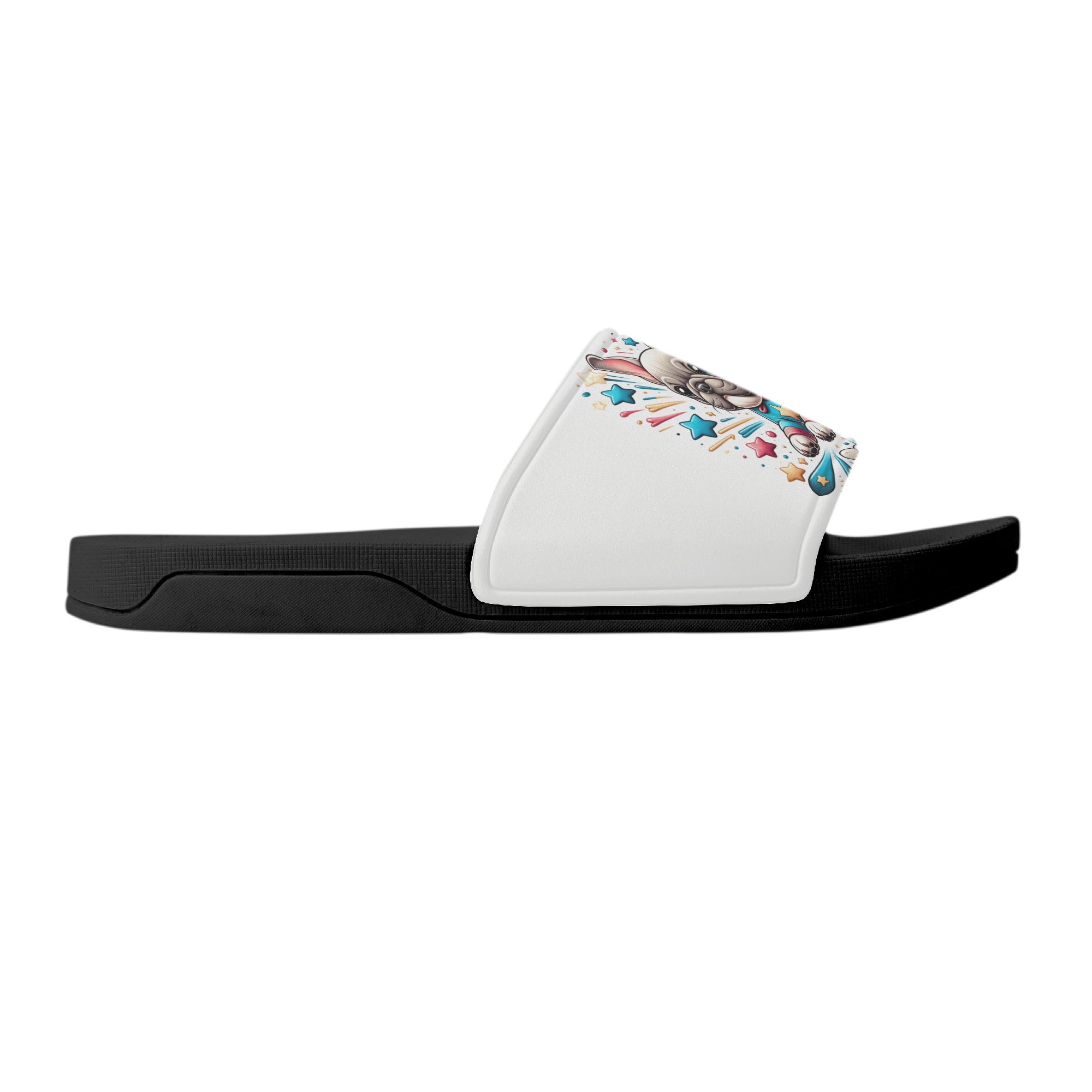 Bear French Bulldog Beach Sandals for Frenchie Enthusiasts-fadou