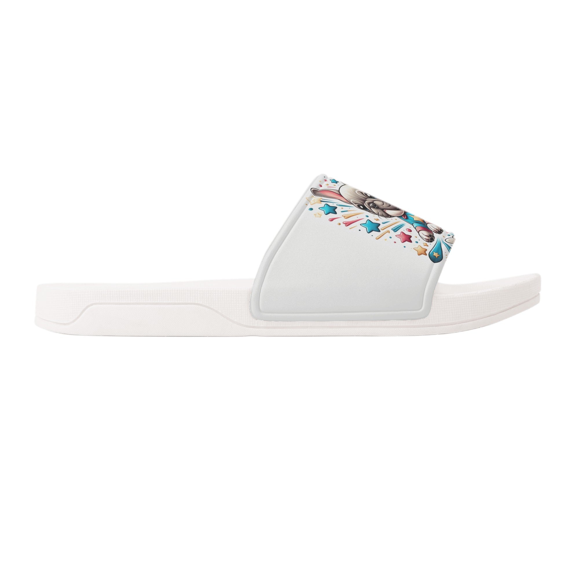 Bear French Bulldog Beach Sandals for Frenchie Enthusiasts-fadou